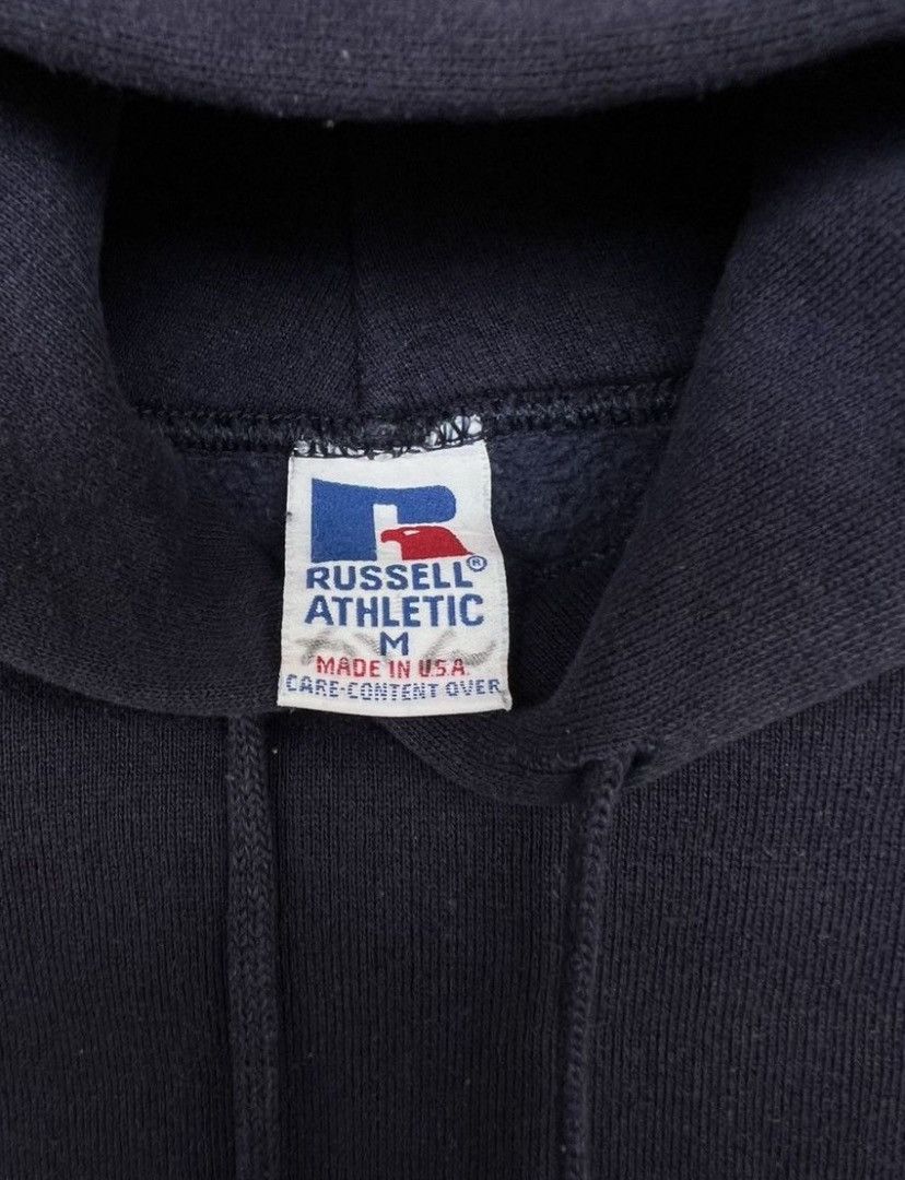 Russell Athletic Vintage 90s Russell Athletics Baggy Blue Hoodie Made in USA Size US M / EU 48-50 / 2 - 4 Thumbnail