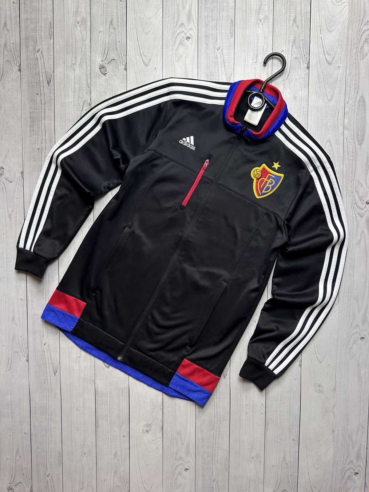 Adidas × Vintage Vintage Adidas Basel soccer track jacket size S Size US S / EU 44-46 / 1 - 1 Thumbnail