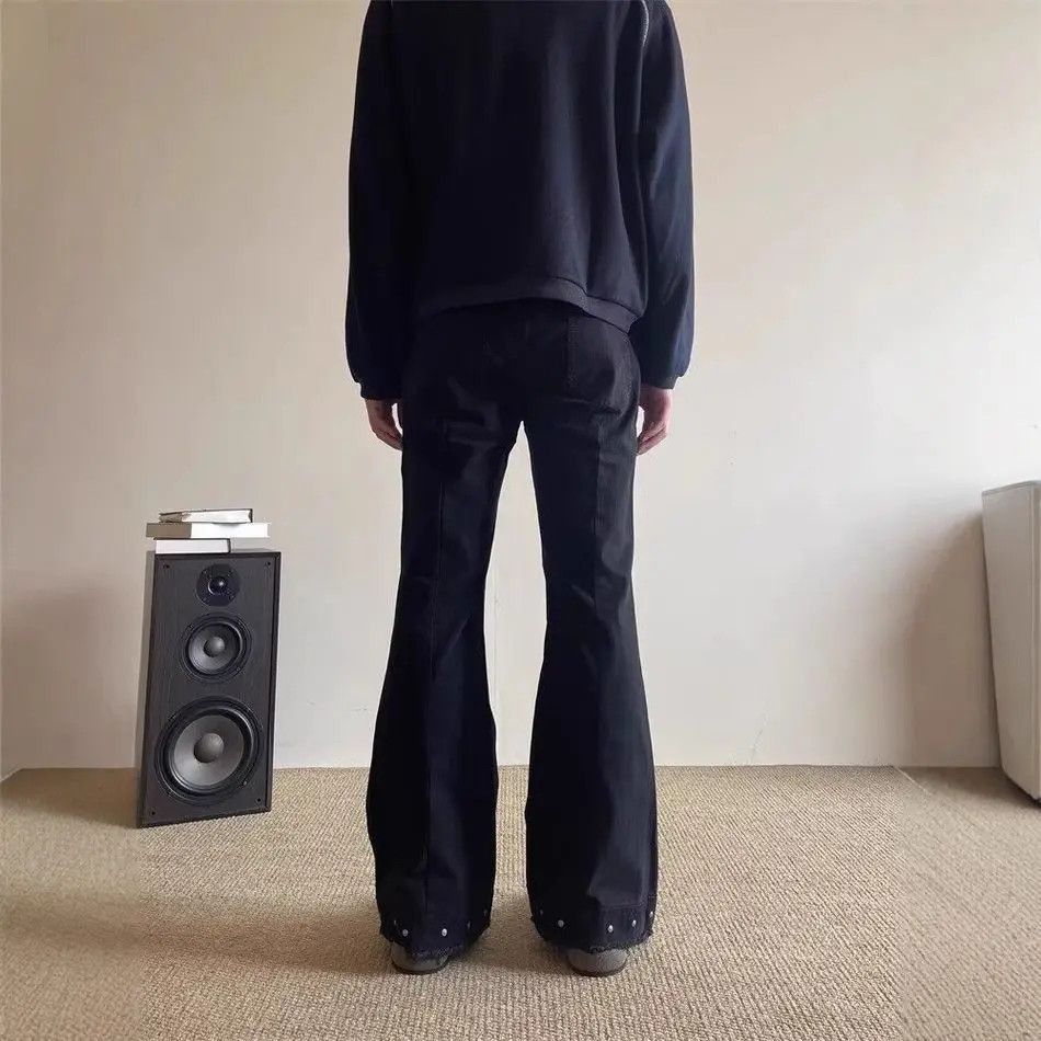 Japanese Brand Retro loose casual flared jeans Size US 32 / EU 48 - 4 Thumbnail