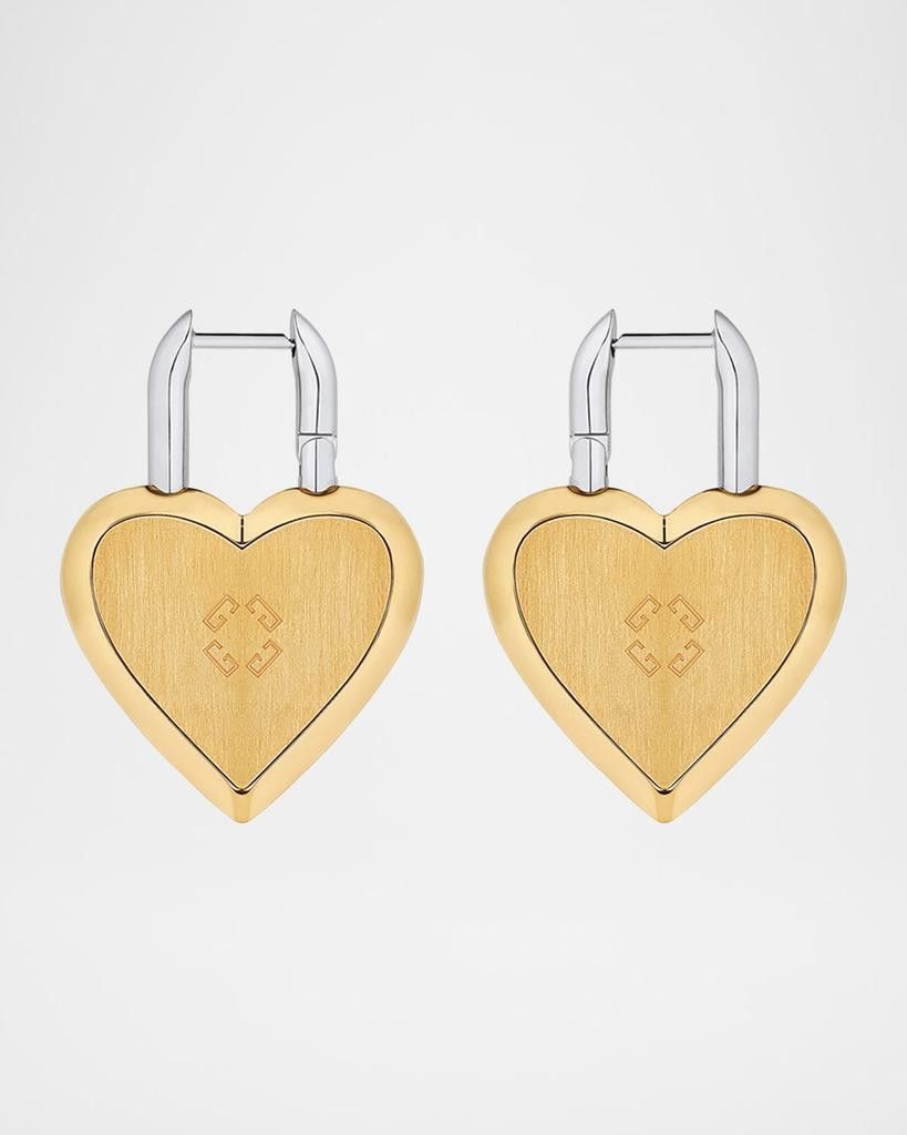 Givenchy os11x0326 Size: OS / Small Heart Lock 4G Earrings in Gold Size ONE SIZE - 4 Thumbnail