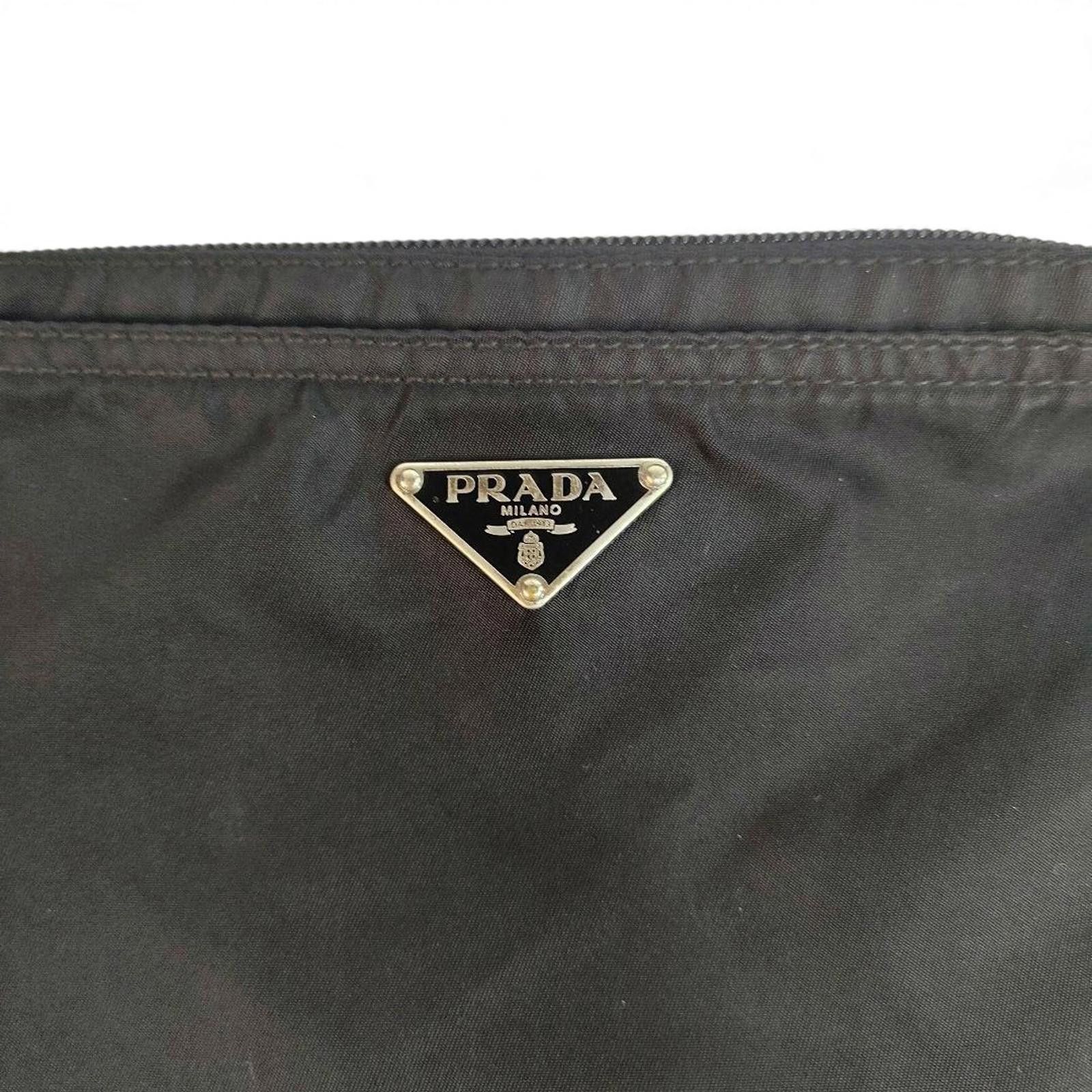 Prada Prada - Black Nylon Shoulder Bag Size ONE SIZE - 4 Thumbnail