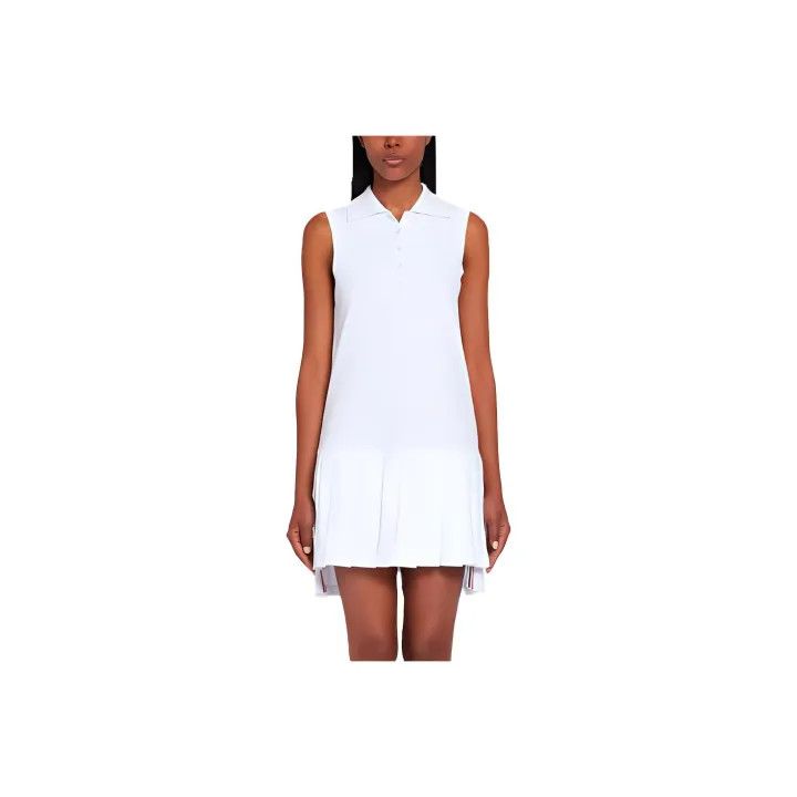 Thom Browne Thom Browne Sleeveless Pleated Tennis Dress 0079 Size L / US 10 / IT 46 - 1 Thumbnail