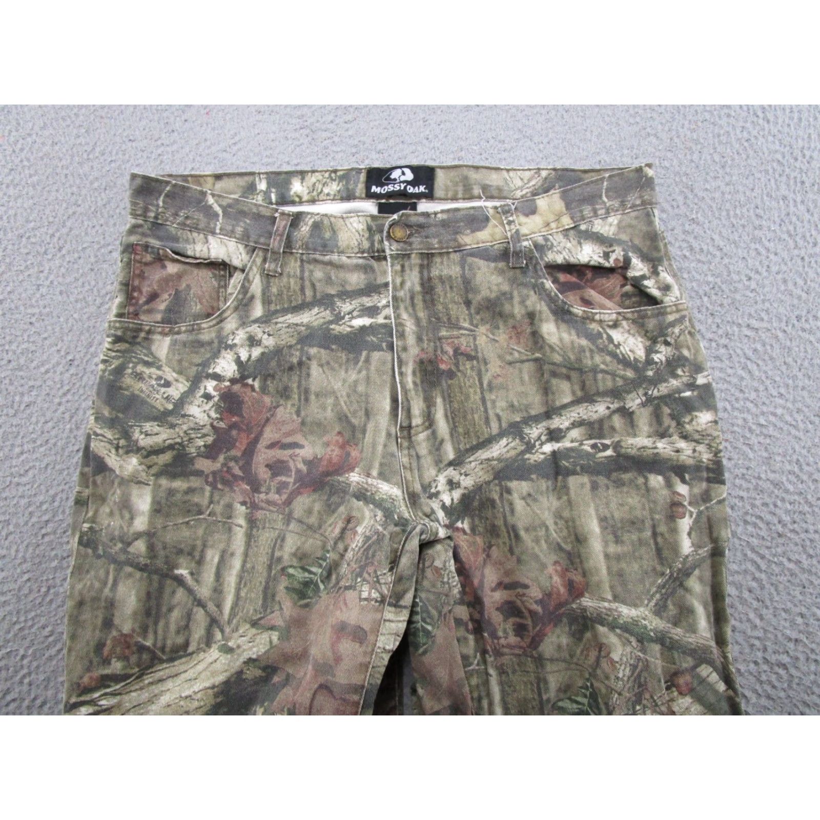 Vintage VINTAGE Mossy Oak Break Up Infinity Camo Straight Leg Jeans Mens 38x32 Hunting Size US 38 / EU 54 - 3 Thumbnail