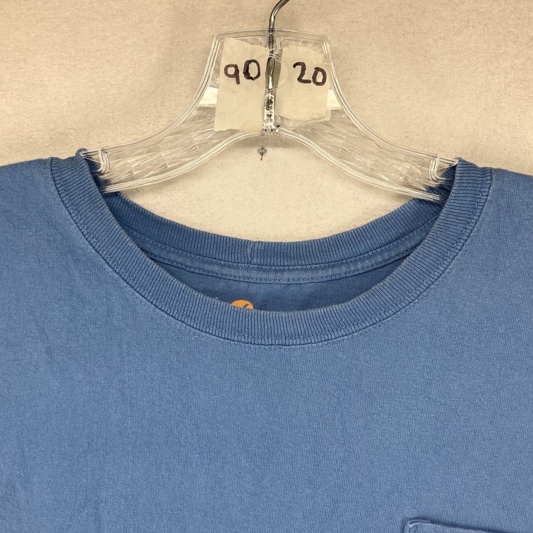 Carhartt Carhartt T-Shirt Mens 2XLT Blue Outdoor Pocket Crew Neck Logo Tee Big & Tall Size US XXL / EU 58 / 5 - 5 Thumbnail