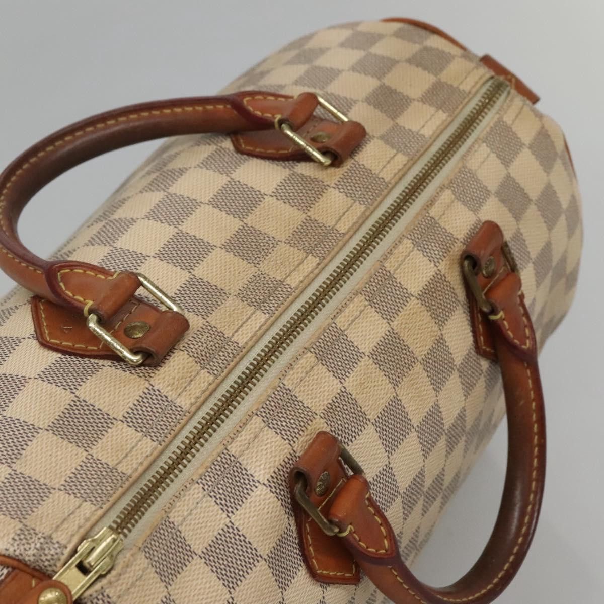 Louis Vuitton LOUIS VUITTON Damier Azur Speedy 30 Hand Bag N41533 Size ONE SIZE - 6 Thumbnail