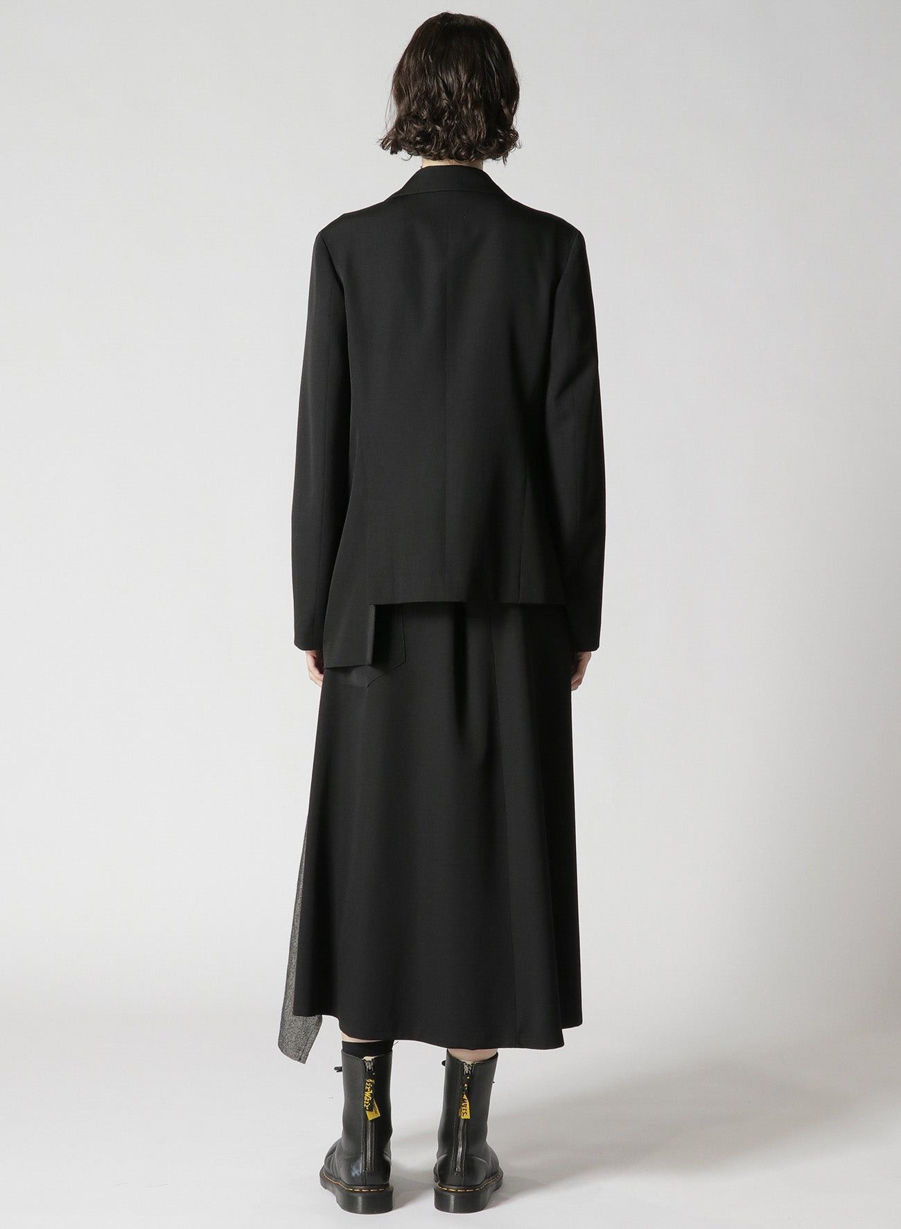Yohji Yamamoto $1165 NWT Yohji Yamamoto Y's Gabardine Asymmetric Jacket Size US M / EU 48-50 / 2 - 5 Thumbnail