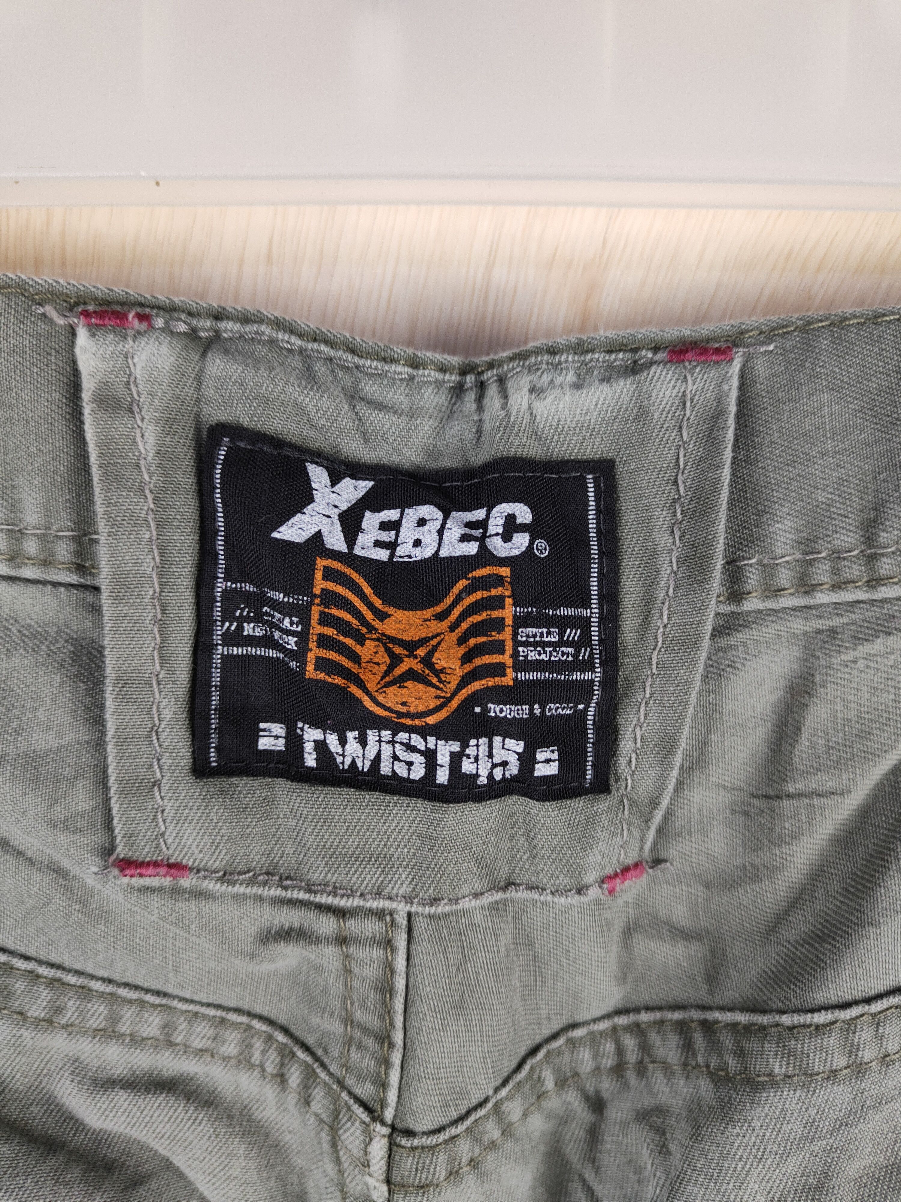 Japanese Brand Xebec Twist45 Green Multipocket Tactical Cargo Pants #S2429 Size US 36 / EU 52 - 9 Thumbnail