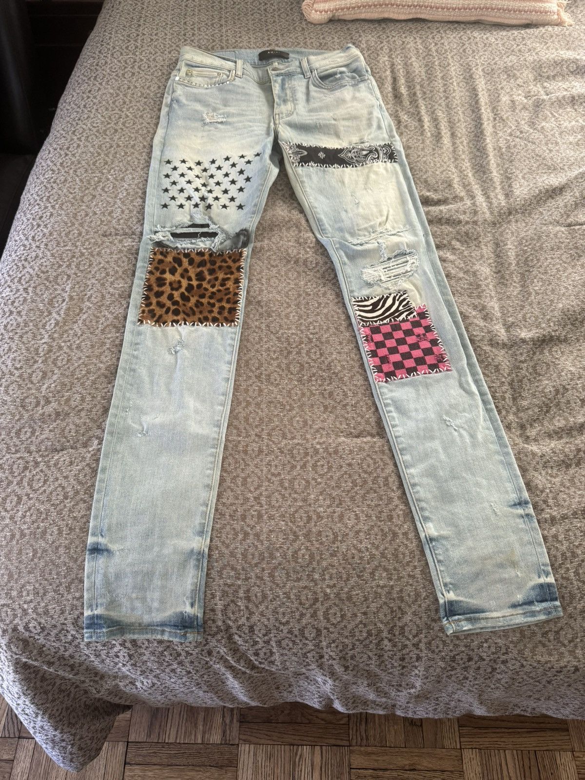 Amiri AMiri patch Jeans Size US 31 - 1 Thumbnail