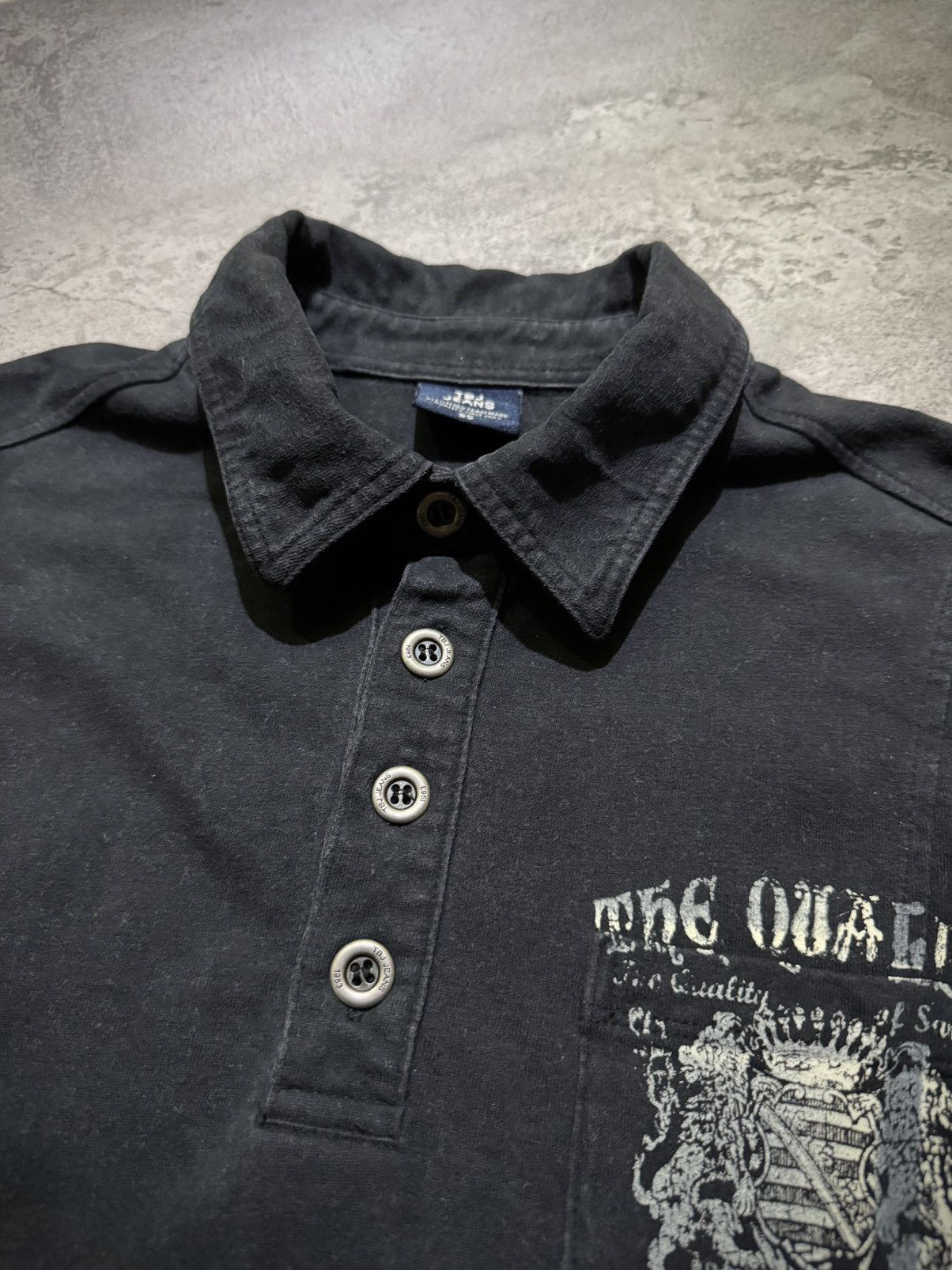 Japanese Brand Y2K TBJ JEANS IFSIXWASNINE LONGSLEEVE Size US M / EU 48-50 / 2 - 5 Thumbnail