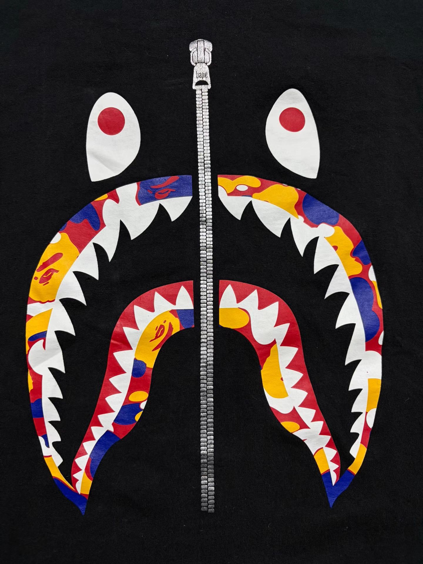 Bape Bape Shark Short Sleeve Tee Size US XL / EU 56 / 4 - 2 Thumbnail