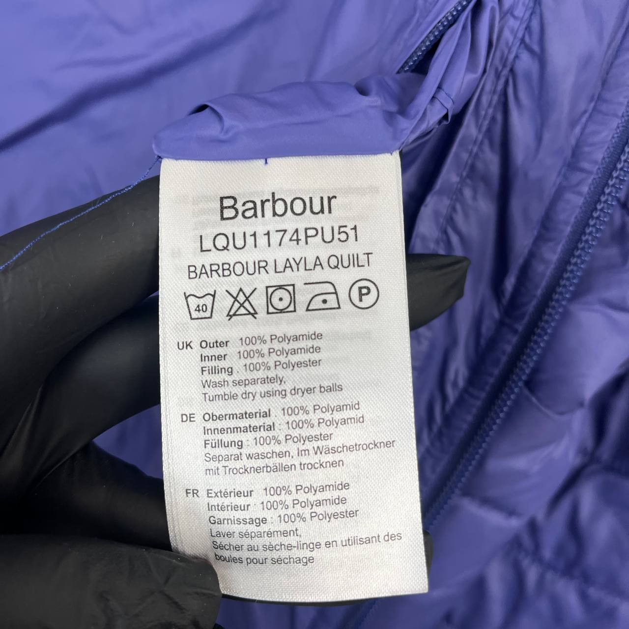 Barbour Barbour Layla Quilt Puffer Jacket Purple Down Womens Size 38 Size M / US 6-8 / IT 42-44 - 5 Thumbnail