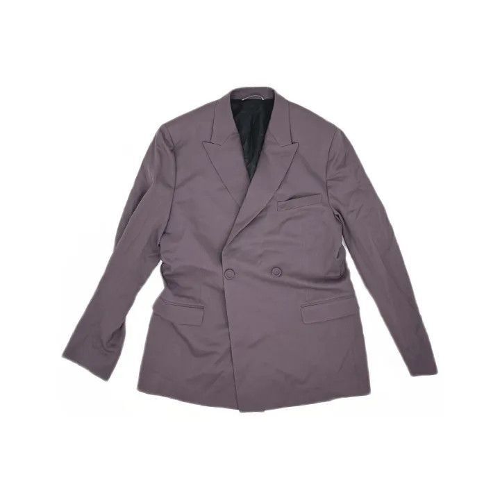 Dior Dior Dior Men's Purple Double-Breasted Suit Jacket 0079-25 Size US M / EU 48-50 / 2 - 2 Thumbnail