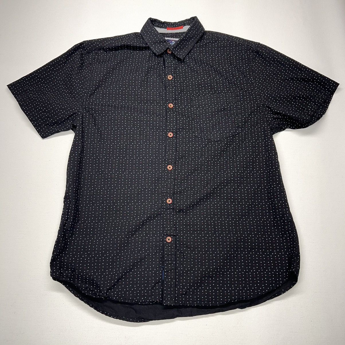 Other Across The Pond Shirt Black Button Up Short Sleeve Print Size US M / EU 48-50 / 2 - 1 Thumbnail