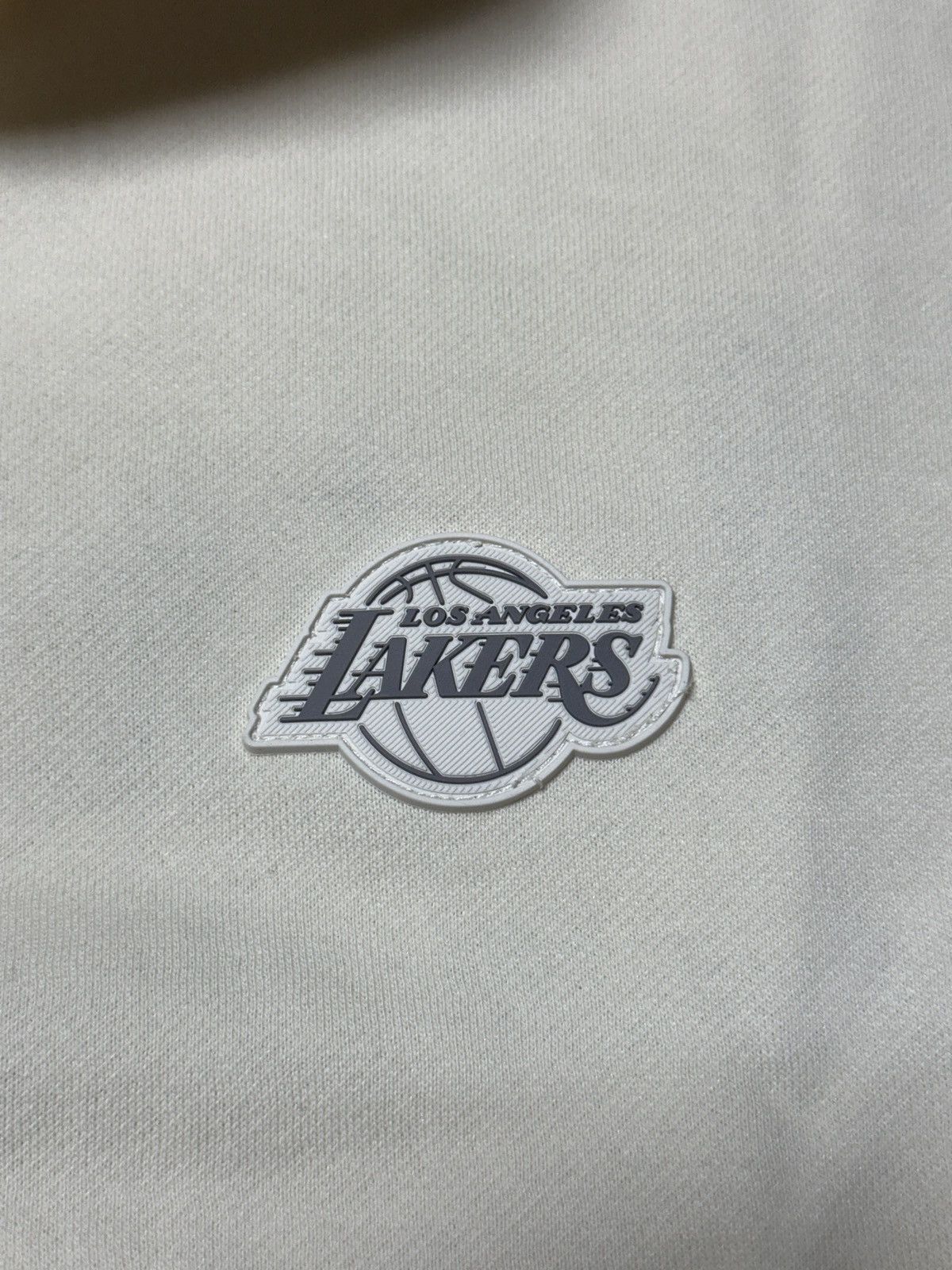 NBA NBA Lakers Team Issued 1/4 Zip Ivory Sweatshirt Men Sz XL Size US XL / EU 56 / 4 - 5 Thumbnail