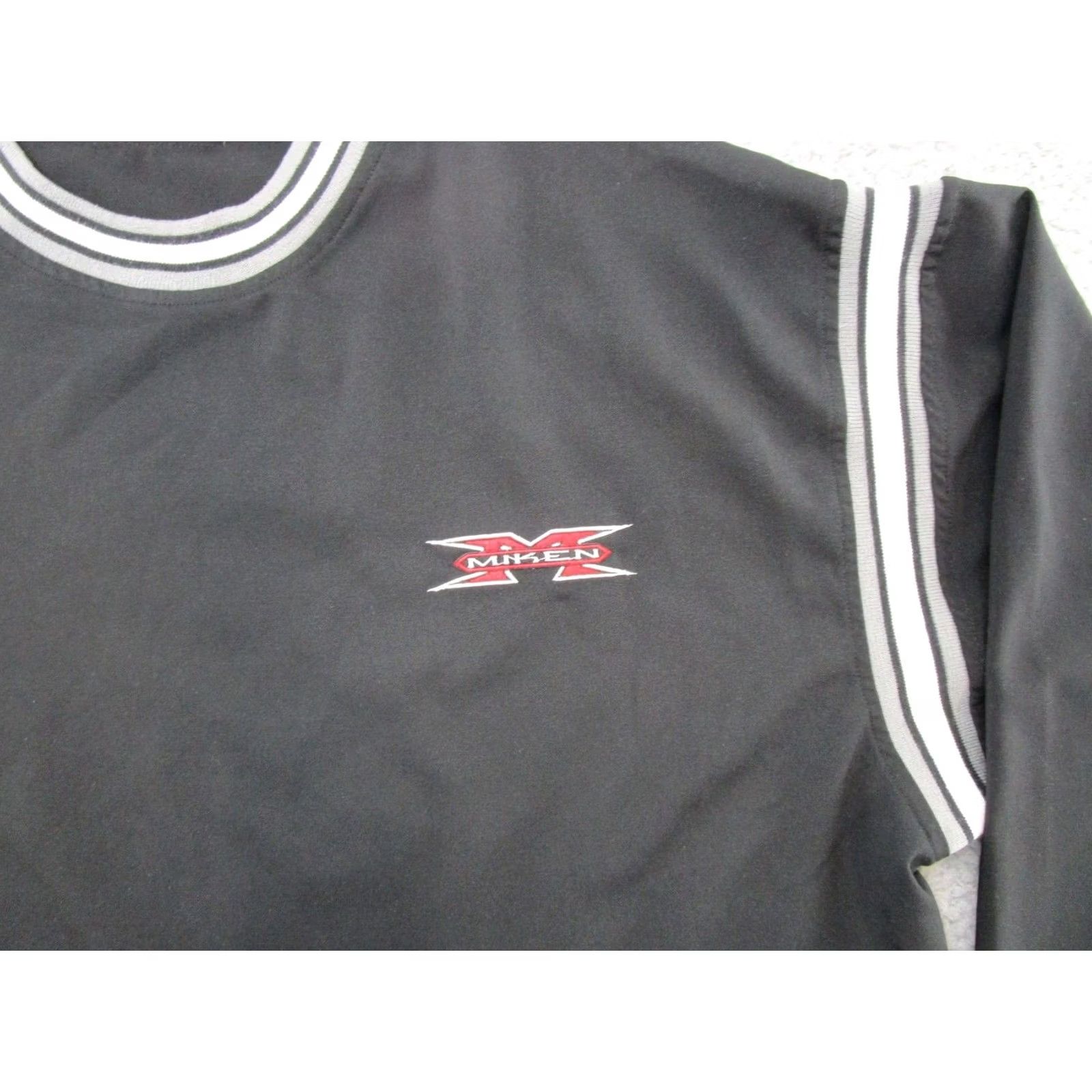 Vintage Miken Men’s Black Lightweight Long Sleeve Active Wear Warm Up XL MLB Shirt Mens Sports Size US XL / EU 56 / 4 - 2 Thumbnail