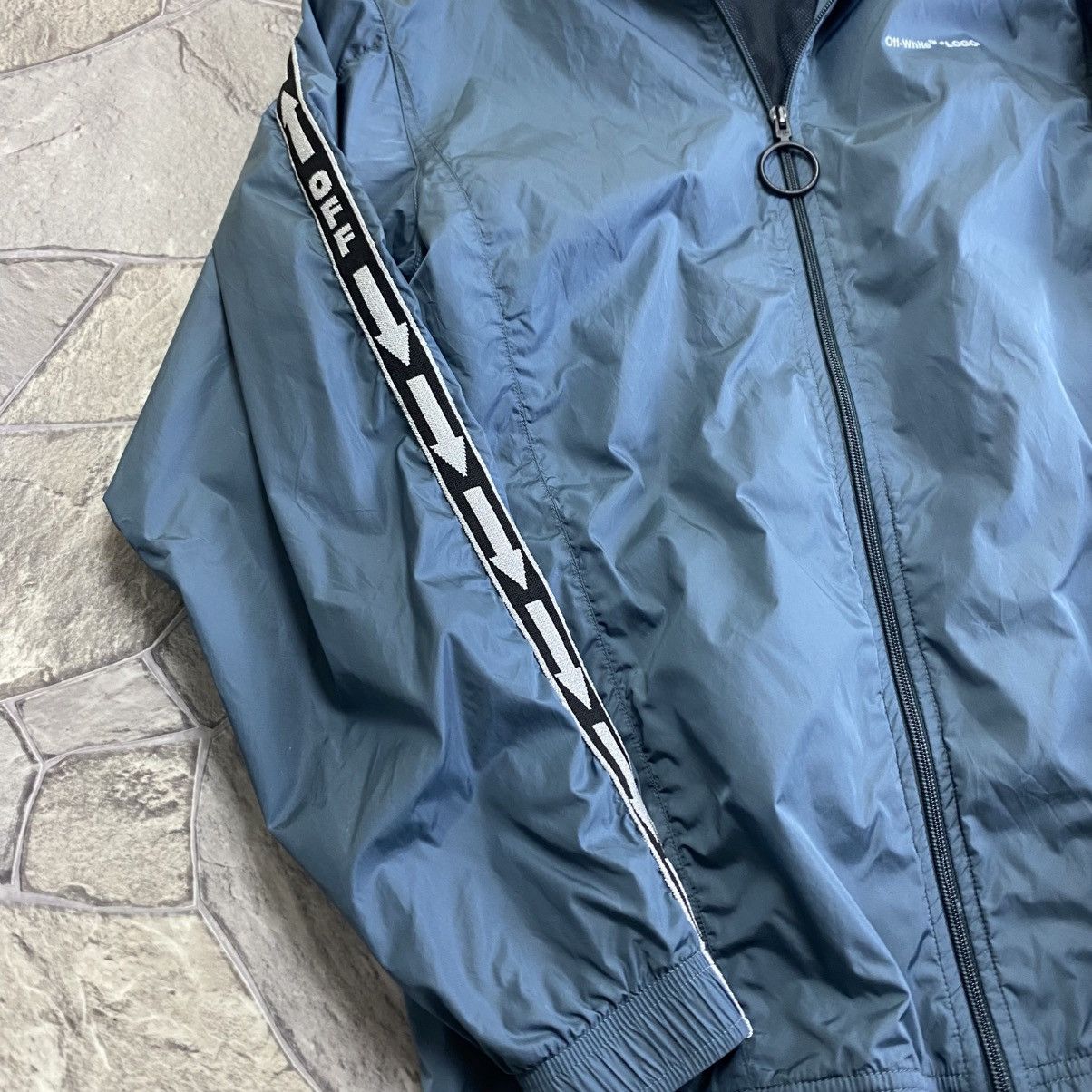 Off-White Off White Light Nylon Track jacket Size US S / EU 44-46 / 1 - 3 Thumbnail