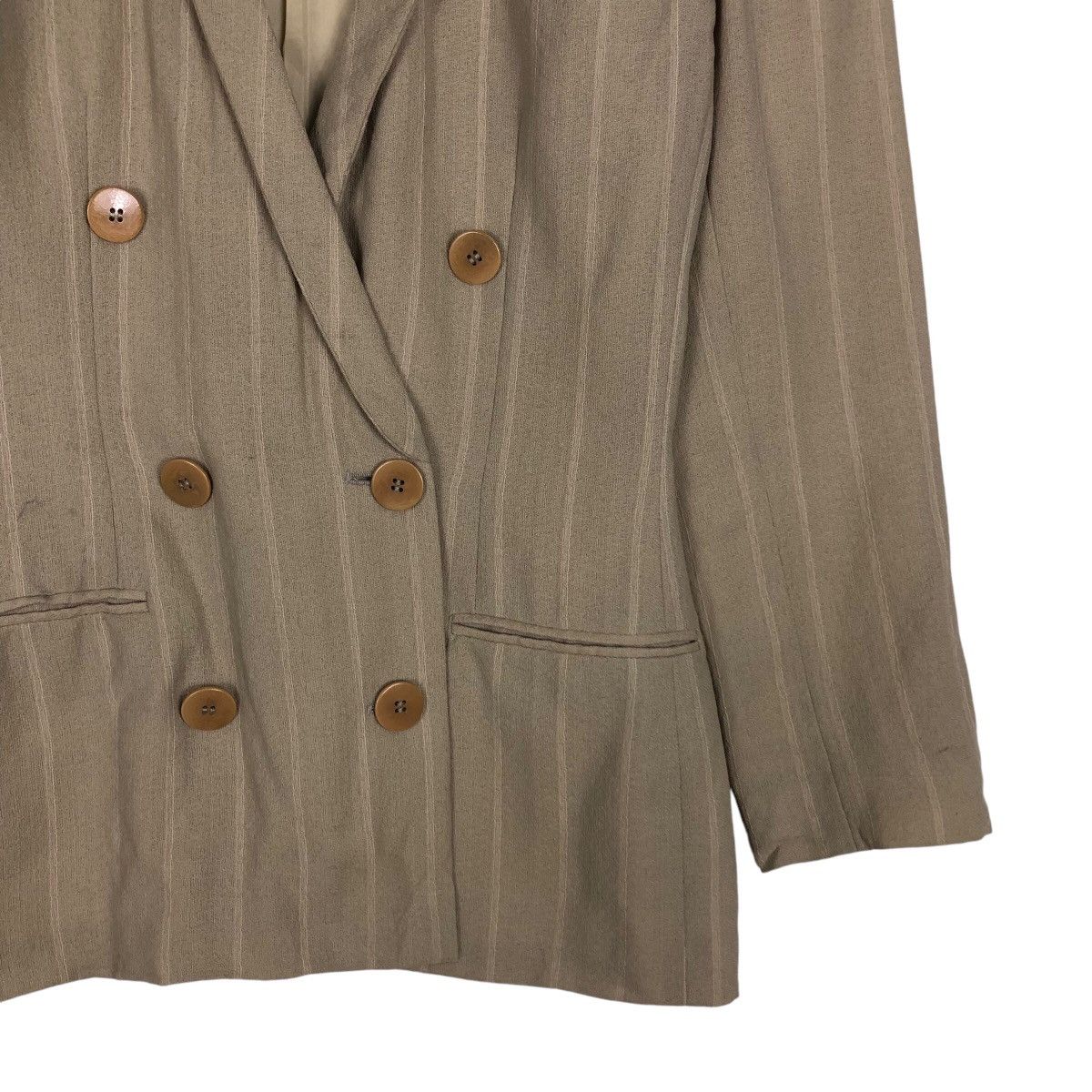 Giorgio Armani 📌Vintage Giorgio Armani Y Collar Coats Jacket Button Size US M / EU 48-50 / 2 - 6 Thumbnail