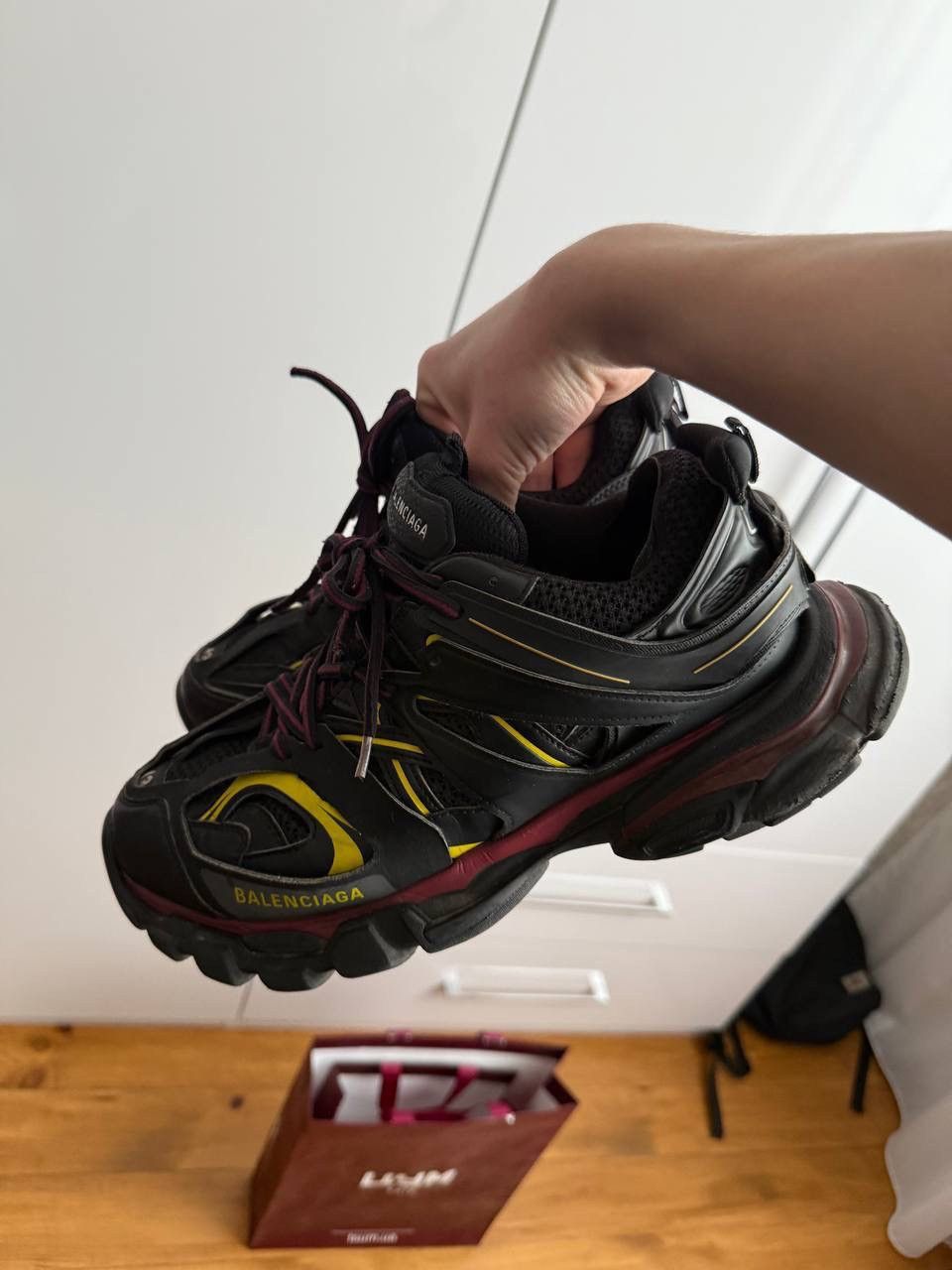 Balenciaga Balenciaga Track 1 Black Red Yellow Size US 10 / EU 43 - 1 Thumbnail
