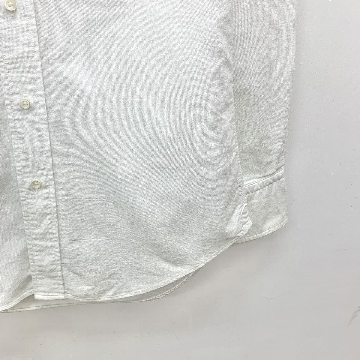 Thom Browne Thom Browne White Cotton Collared Long Sleeve Shirt K26WX Size US XS / EU 42 / 0 - 4 Thumbnail