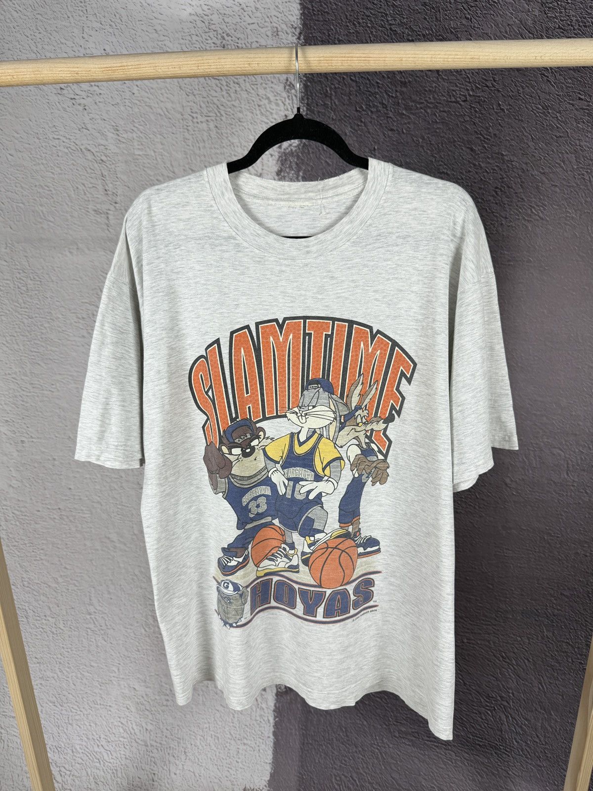 NCAA × Vintage × Warner Bros Vintage 1995 Slamtime Georgetown Hoyas Warner Bros tee shirt Size US L / EU 52-54 / 3 - 1 Thumbnail