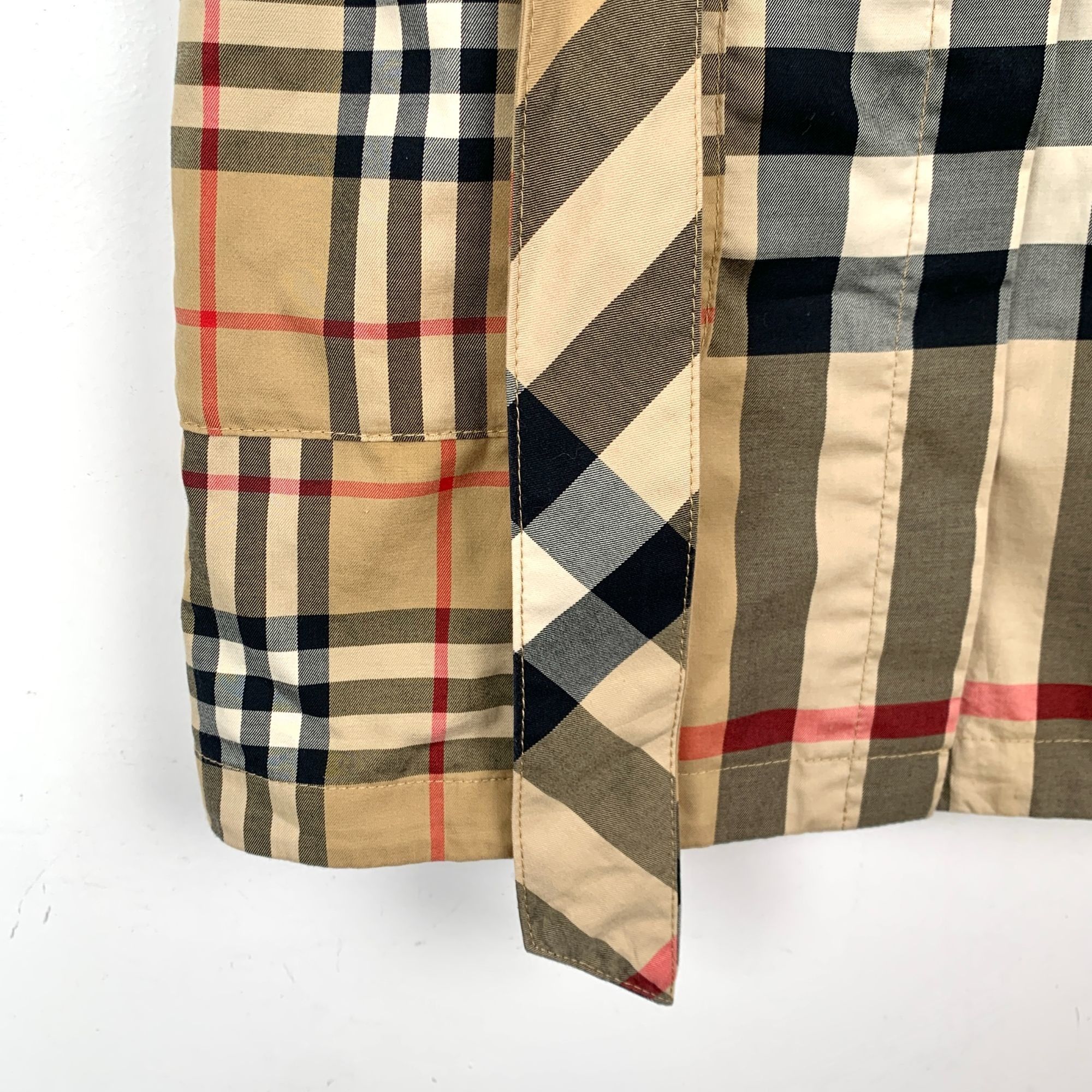Burberry Burberry Brown Checkered Button-Down Shirt Dress (Size 6Y) Size XXS / US 00 / IT 34 - 4 Thumbnail