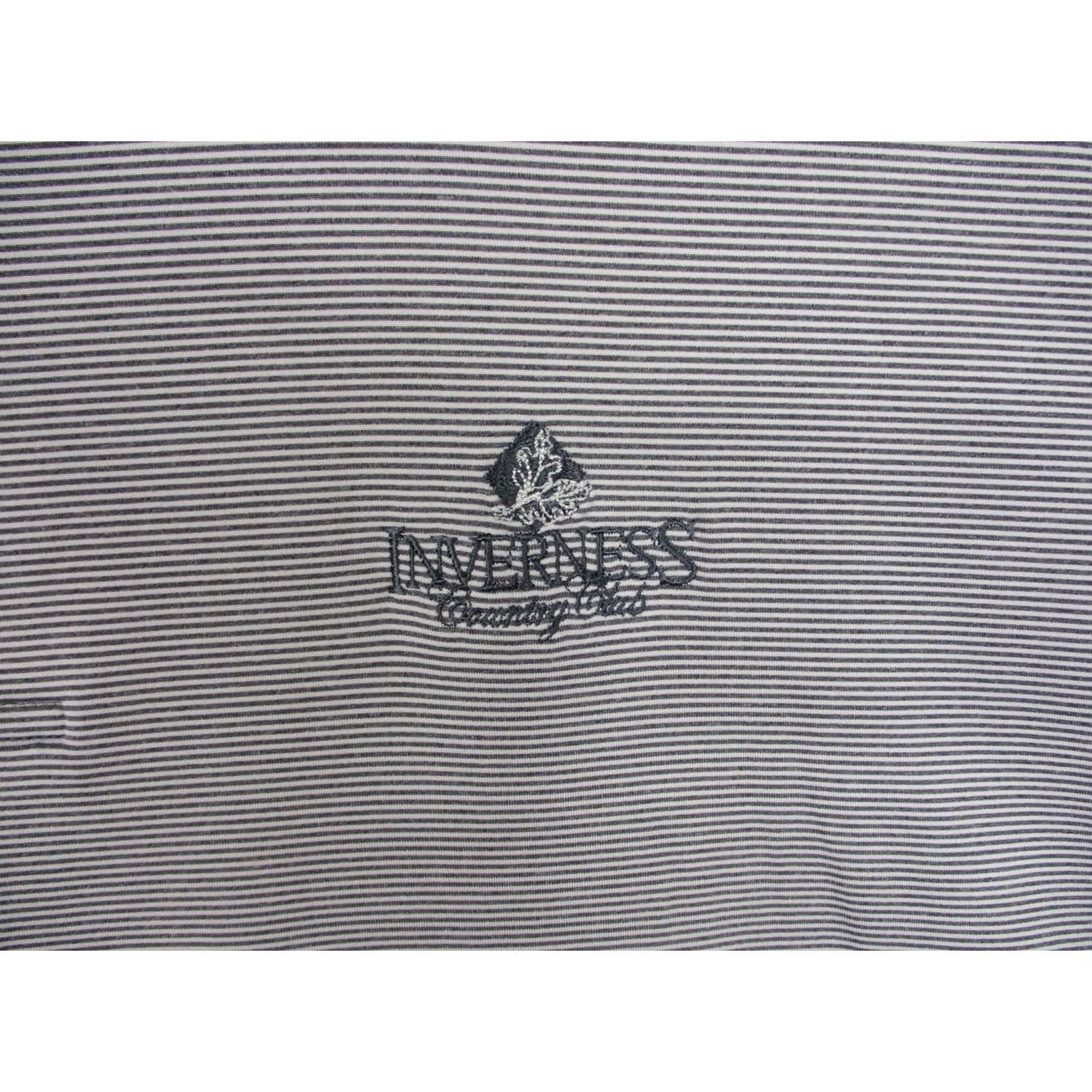 Peter Millar Peter Millar Polo Shirt Mens Large Gray Stripe Summer Comfort Inverness Golf Size US L / EU 52-54 / 3 - 3 Thumbnail