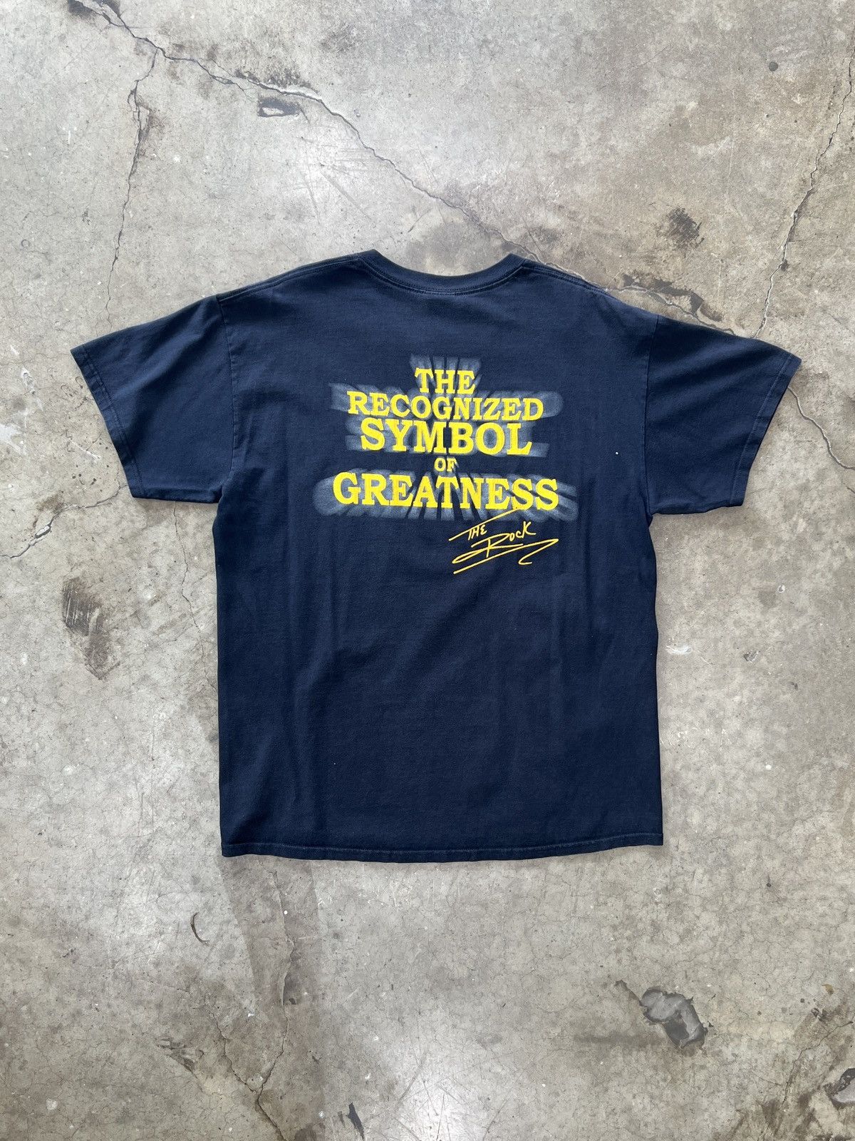 WWF Vintage The Rock Recognized Symbol WWF Bull Tee Large Size US L / EU 52-54 / 3 - 3 Thumbnail