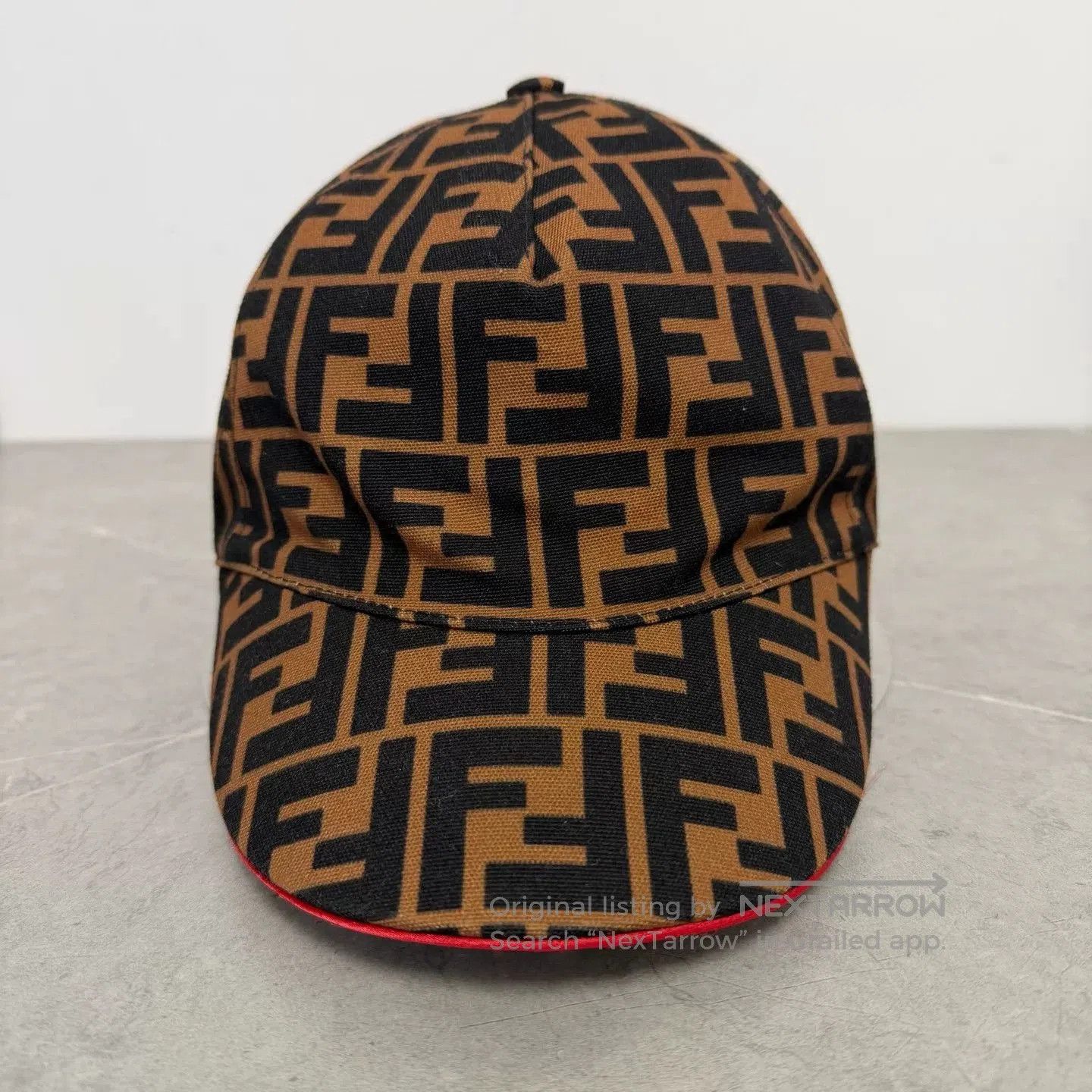 Fendi Fendi Classic Monogram Print Baseball Cap. Size ONE SIZE - 1 Thumbnail