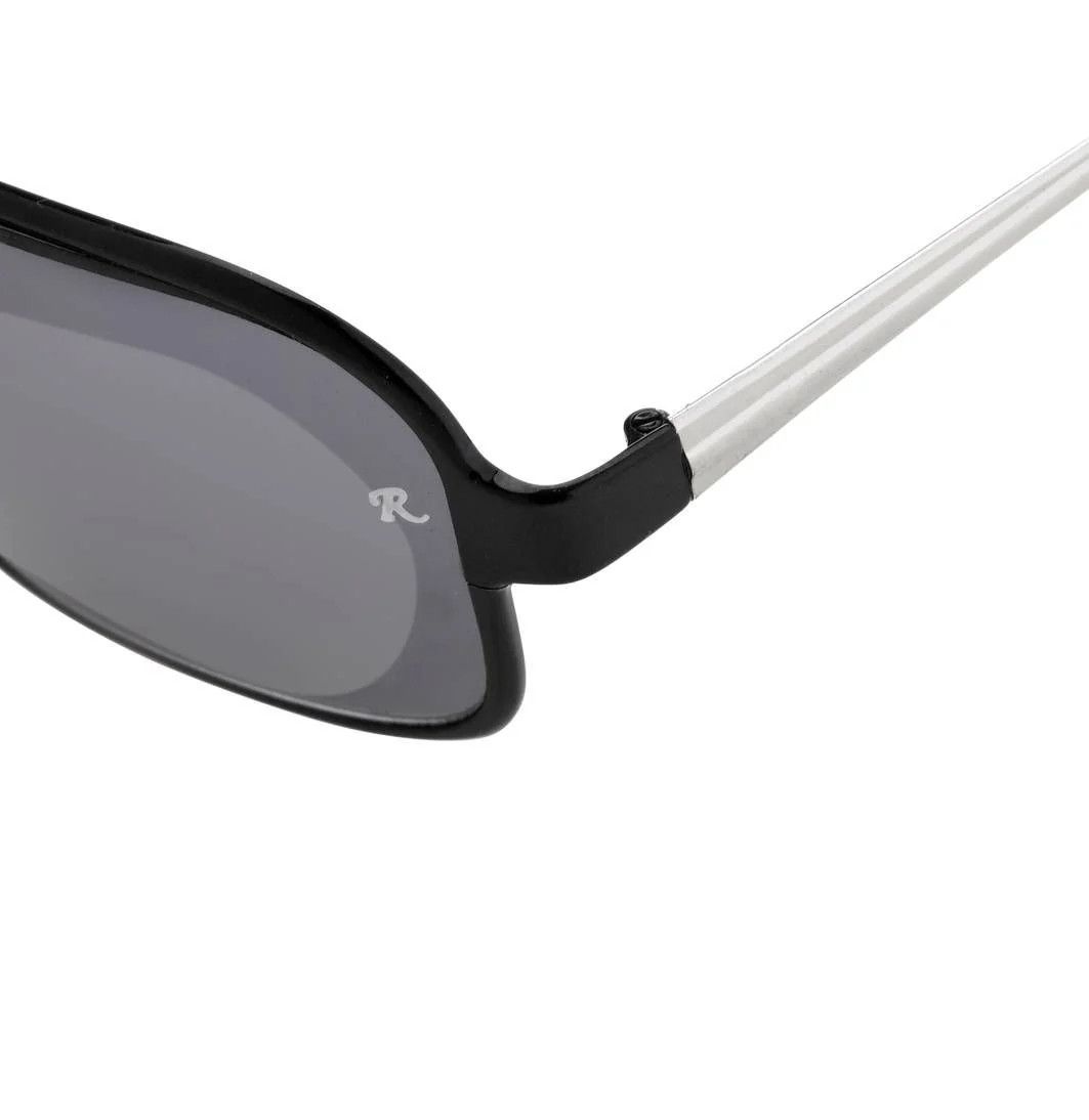 Raf Simons Raf Simons Sunglasses Rectangular Black Silver and Grey Size ONE SIZE - 12 Thumbnail