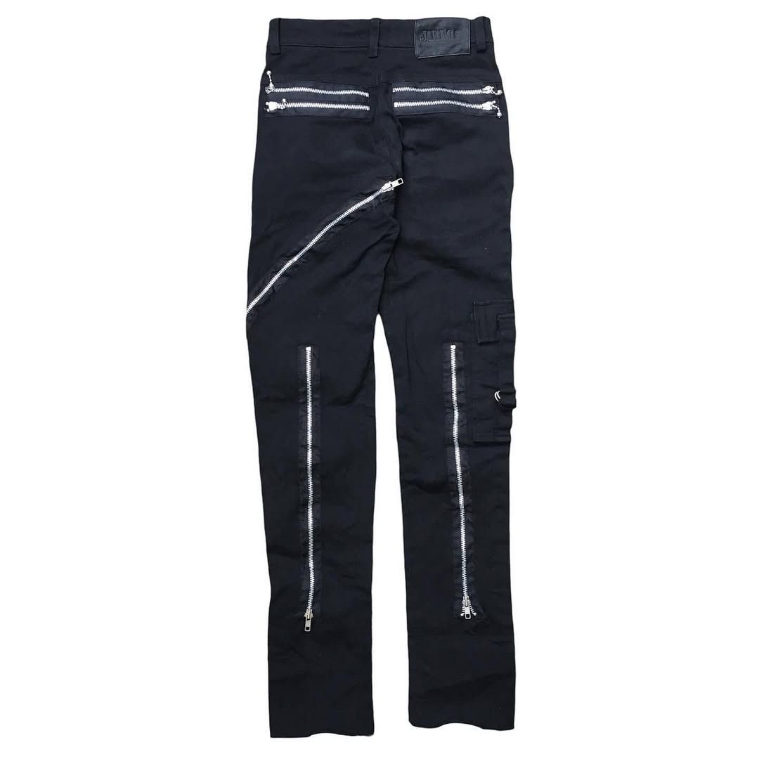 Japanese Brand Tokyo Punker Multi Zipper Cargo Jeans Size US 28 / EU 44 - 6 Thumbnail