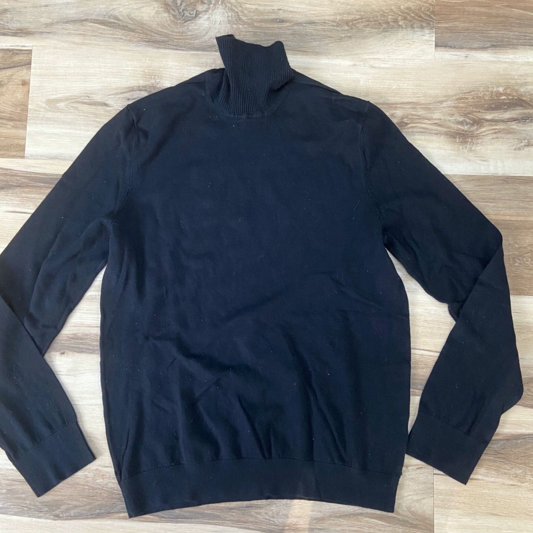 Bershka Bershka Sweater Womens Medium Black Turtleneck Long Sleeve Knit Pullover Size M / US 6-8 / IT 42-44 - 3 Thumbnail