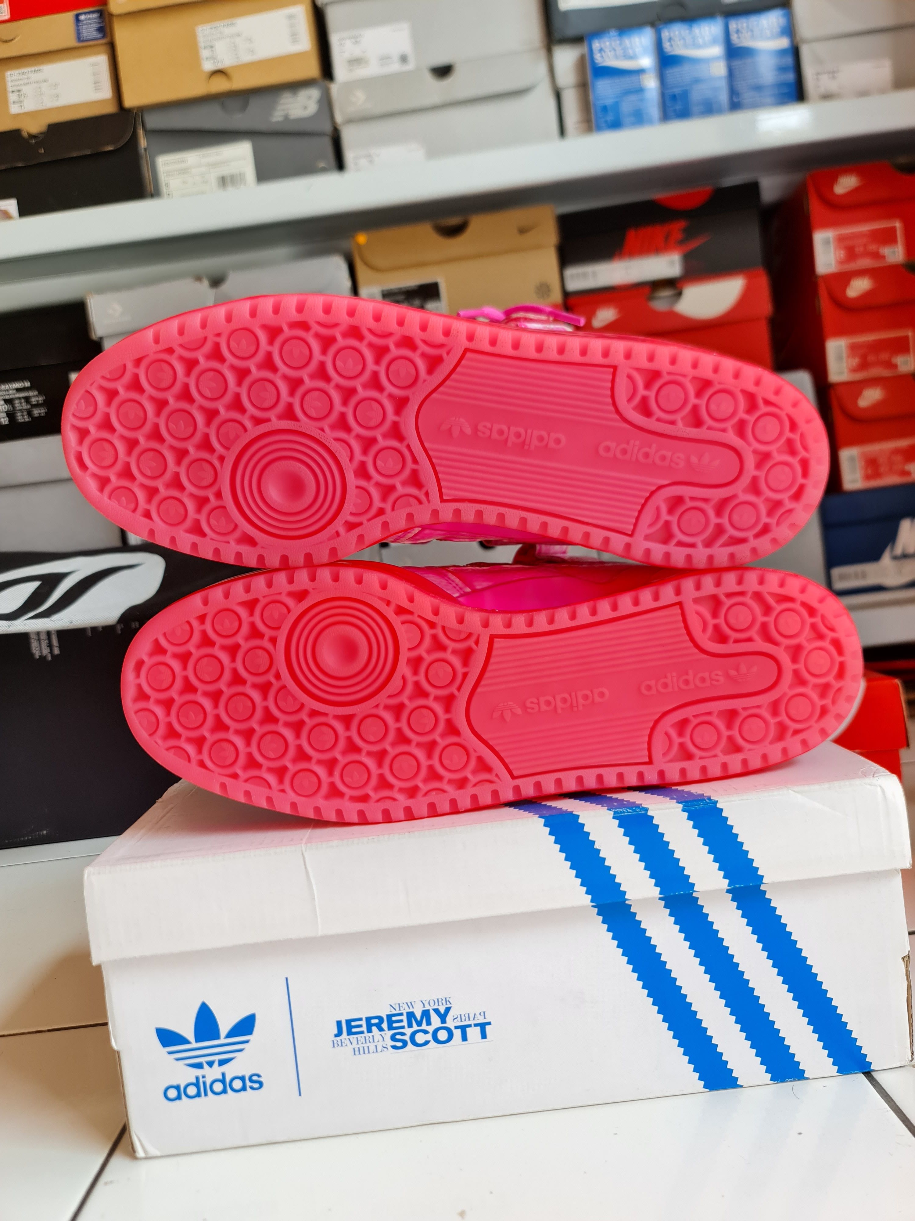 Jeremy Scott Adidas Forum Low x Jeremy Scott Dipped Pink Size US 9.5 / EU 42-43 - 9 Thumbnail