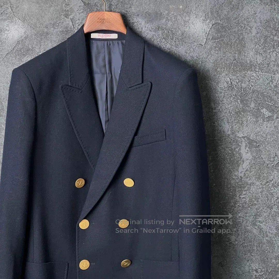 Valentino Valentino Navy Double. Size US S / EU 44-46 / 1 - 3 Thumbnail