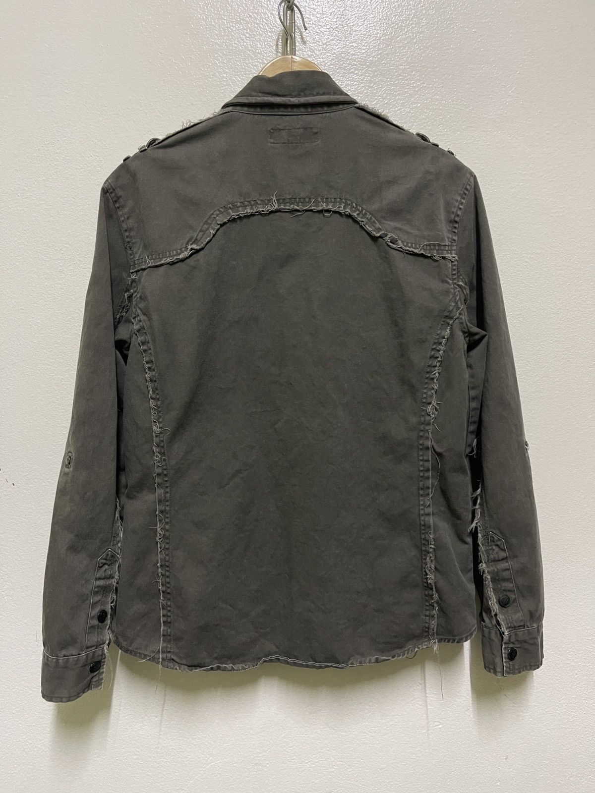 In The Attic Army Shirt Distressed Size US XL / EU 56 / 4 - 8 Thumbnail