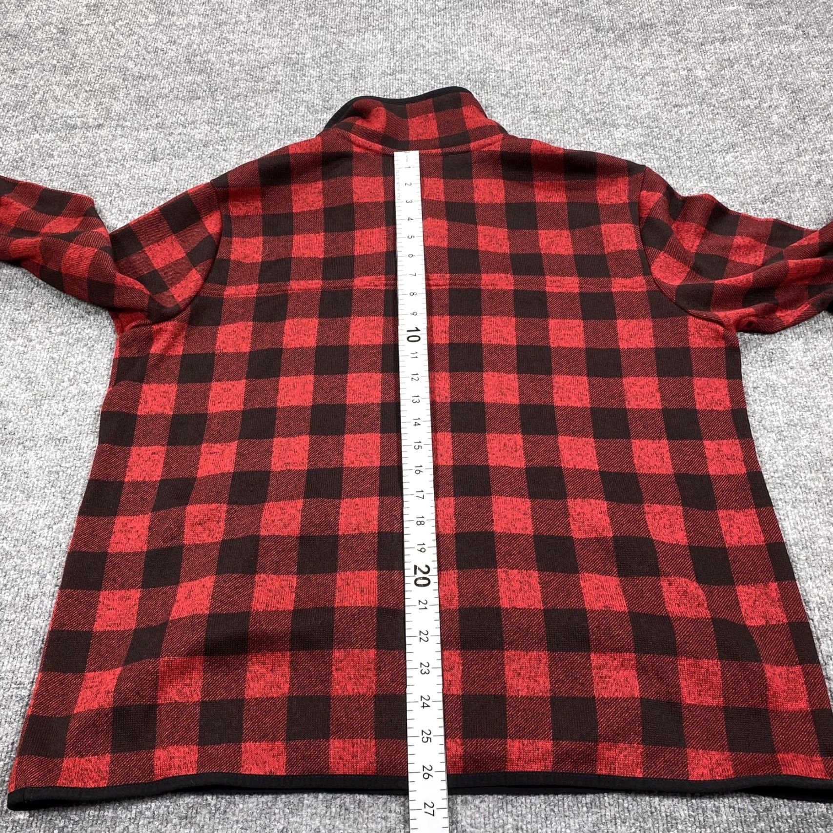 Eddie Bauer Eddie Bauer Sweater Womens 2XL Red Plaid Fleece Pullover Mock Neck Pockets Size XXL / US 16-18 / IT 52-54 - 7 Thumbnail