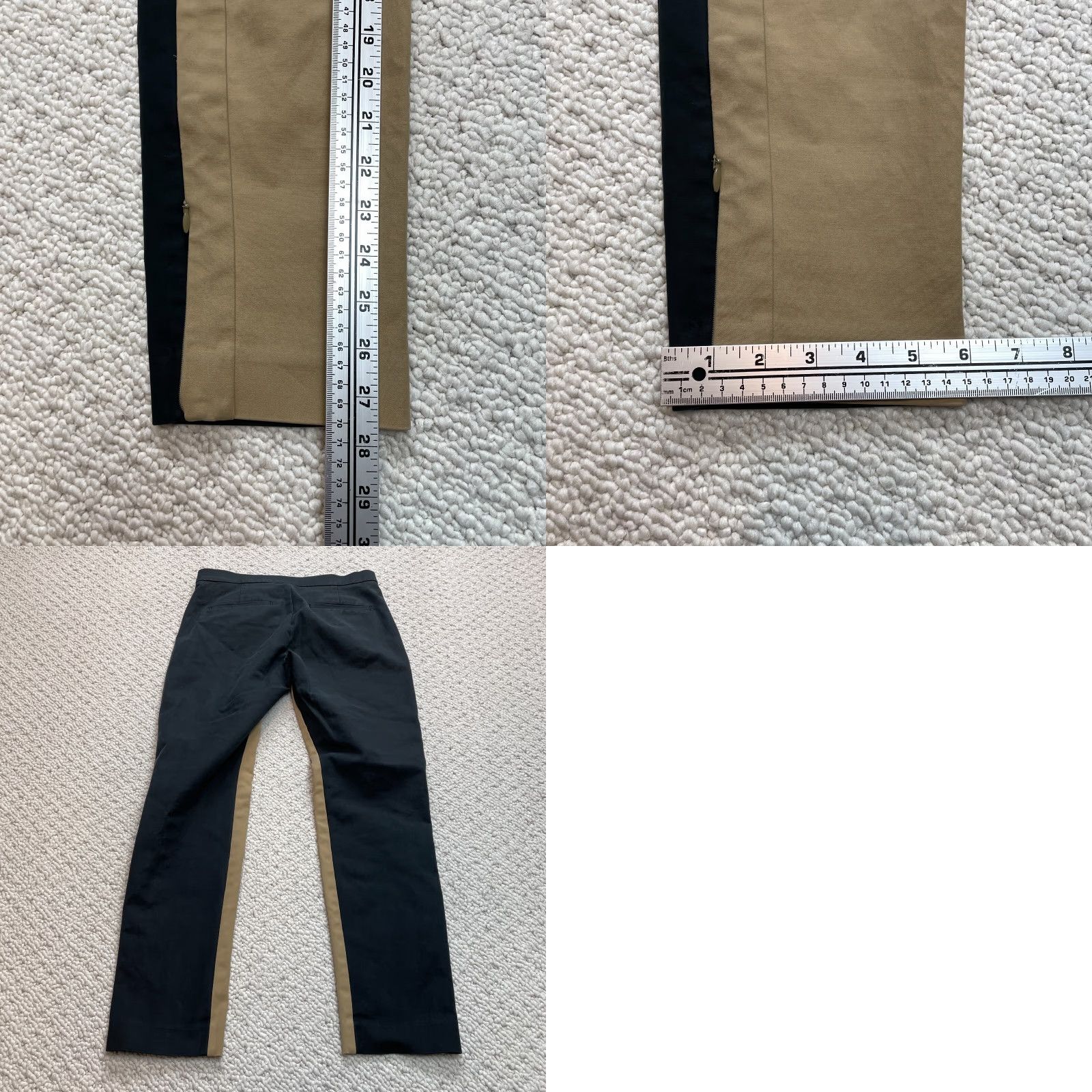 Banana Republic Banana Republic Pants Womens 4 Black Ankle Skinny Pockets Zip 30x27.5 Size 27" / US 4 / IT 40 - 8 Thumbnail