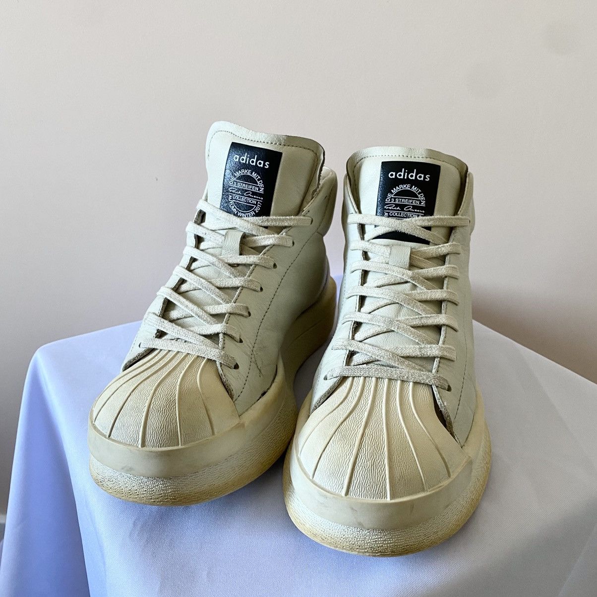 Adidas × Rick Owens 2017 Adidas x Rick Owens Mastodon Pro Model 2 Sneakers Shoes Size US 5.5 / EU 38 - 2 Thumbnail