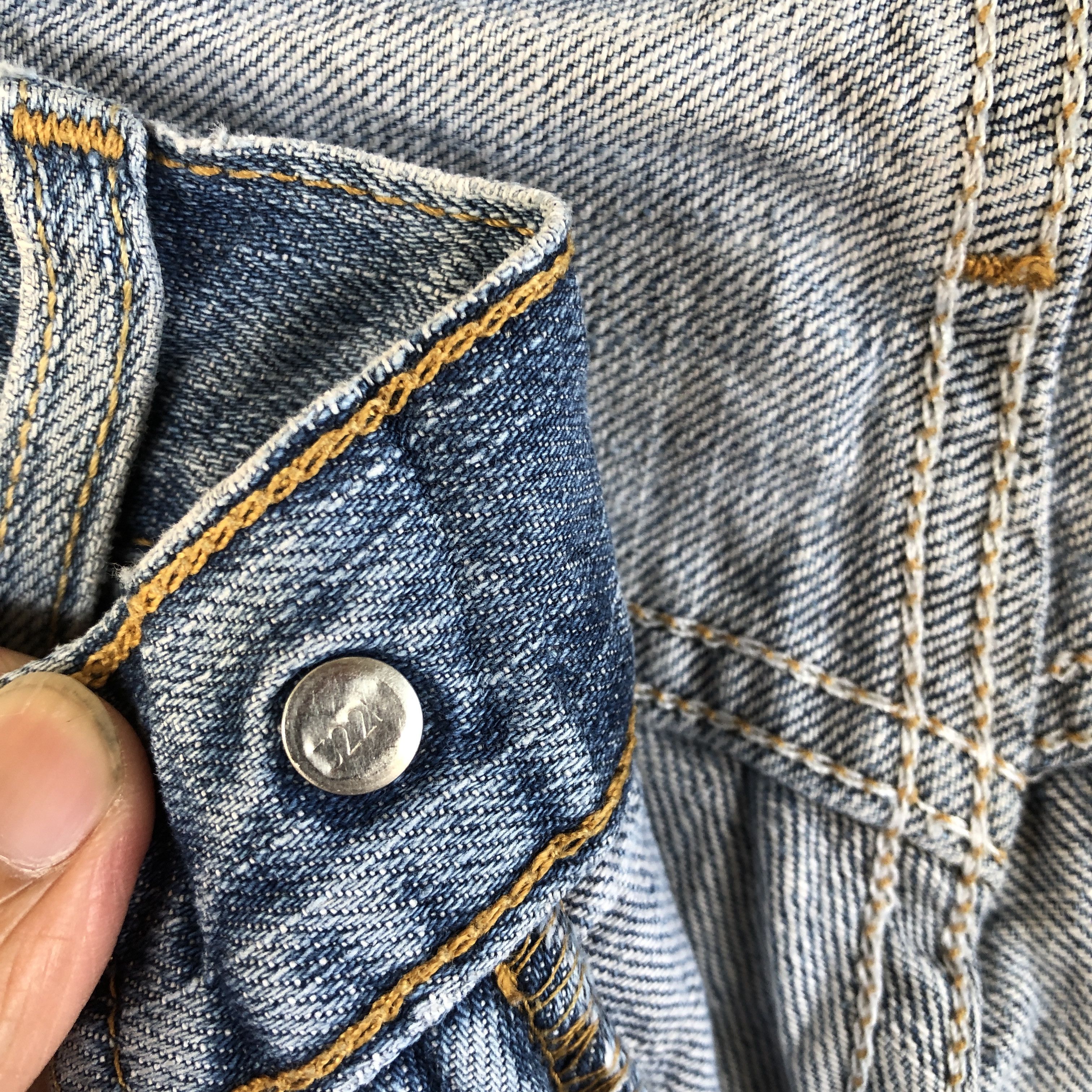 Levi's Vintage Y2K Distressed Levis 527 Flare Jeans Bootcut Denim Size US 30 / EU 46 - 7 Thumbnail