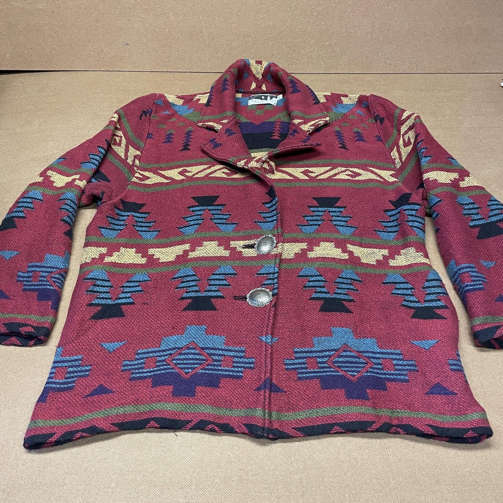 Other Vintage Silverado Jacket Womens Medium Southwest Aztec Shawl Size M / US 6-8 / IT 42-44 - 1 Thumbnail