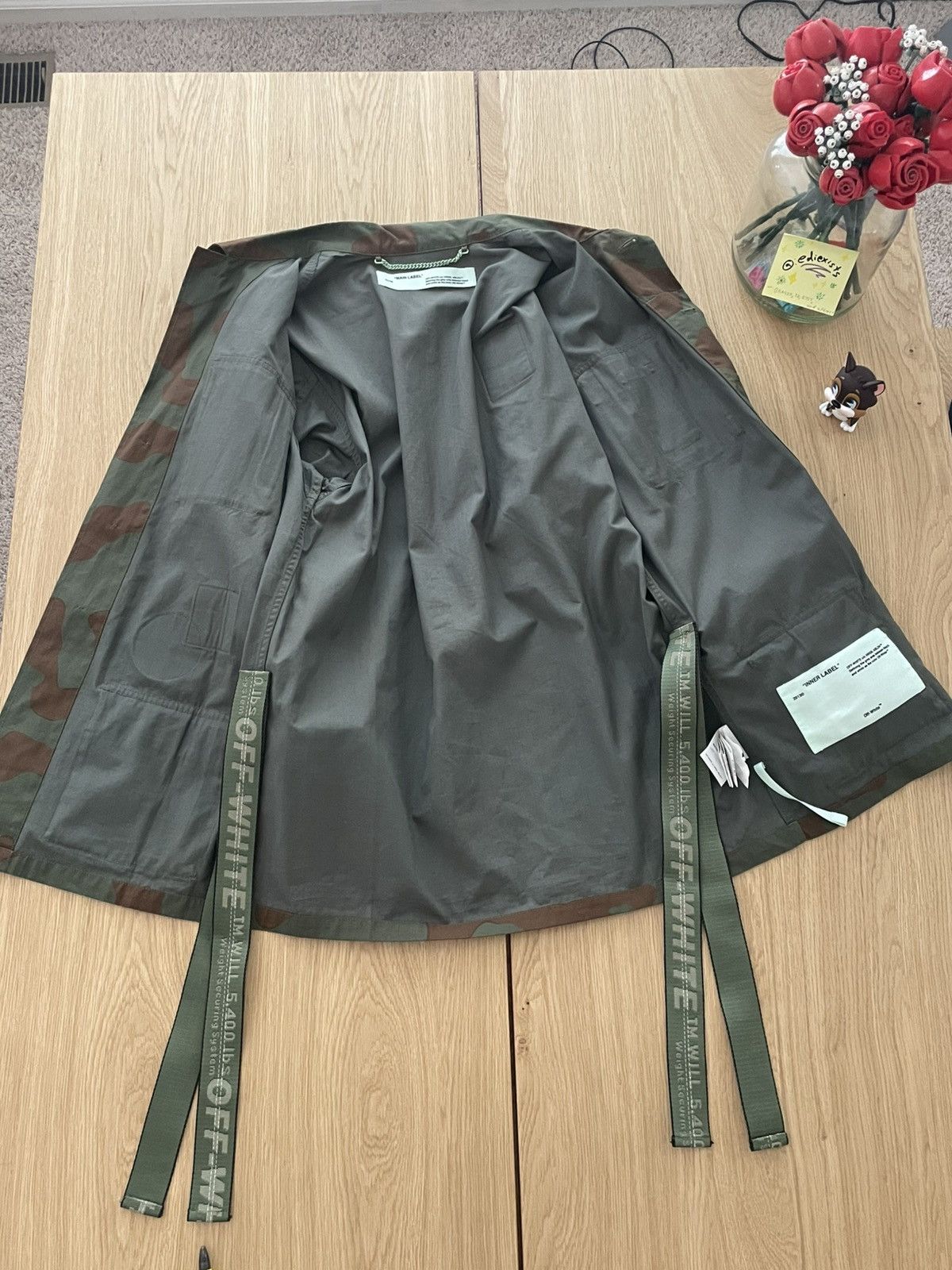 Off-White Impressionism SS19 Camo field jacket with patches 🧩🧙🏿‍♀️🐆 Size US S / EU 44-46 / 1 - 3 Thumbnail