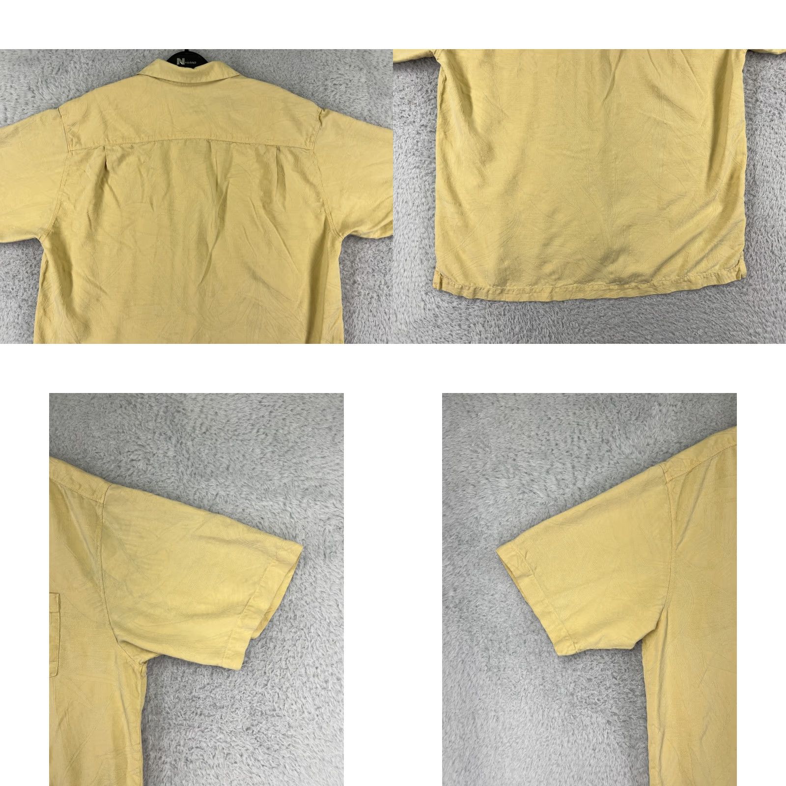 Tommy Bahama Tommy Bahama Shirt Men Large Yellow Bird Paradise Silk Button Up Hawaiian Camp Shirt Mens Regular L Yellow Aloha Beach Vacation Resort Size US L / EU 52-54 / 3 - 8 Thumbnail