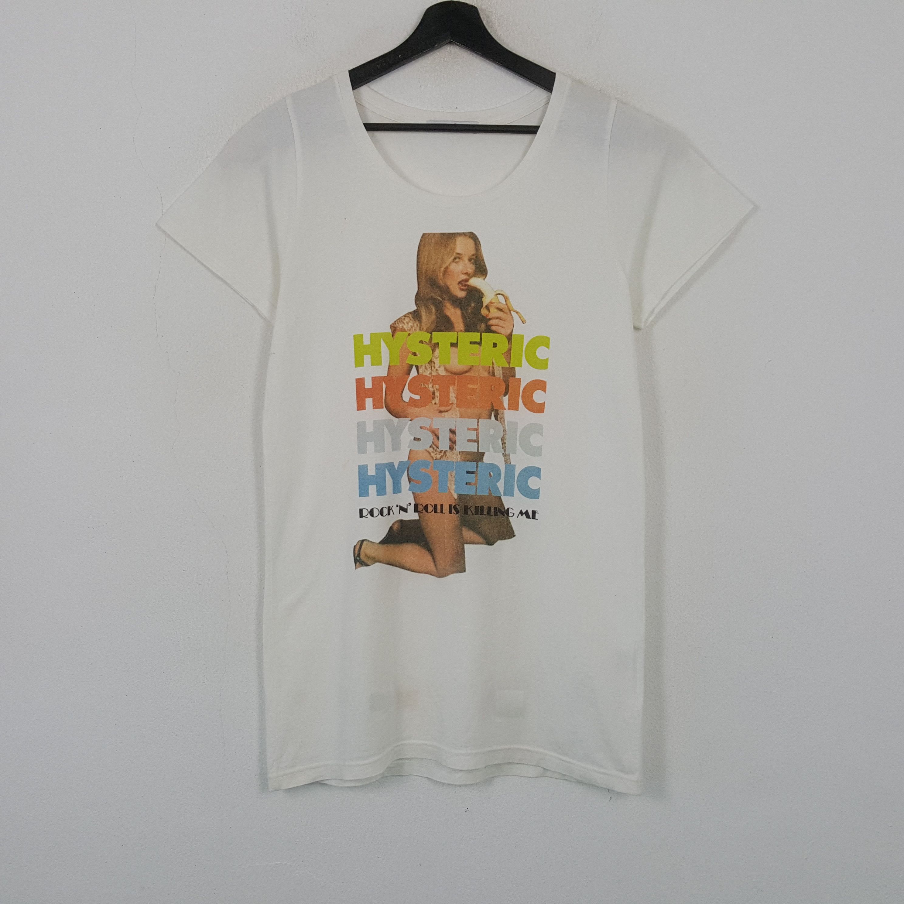 Hysteric Glamour Hysteric Glamour Japanese Brand Streetwear Tshirt RR11 Size S / US 4 / IT 40 - 1 Thumbnail