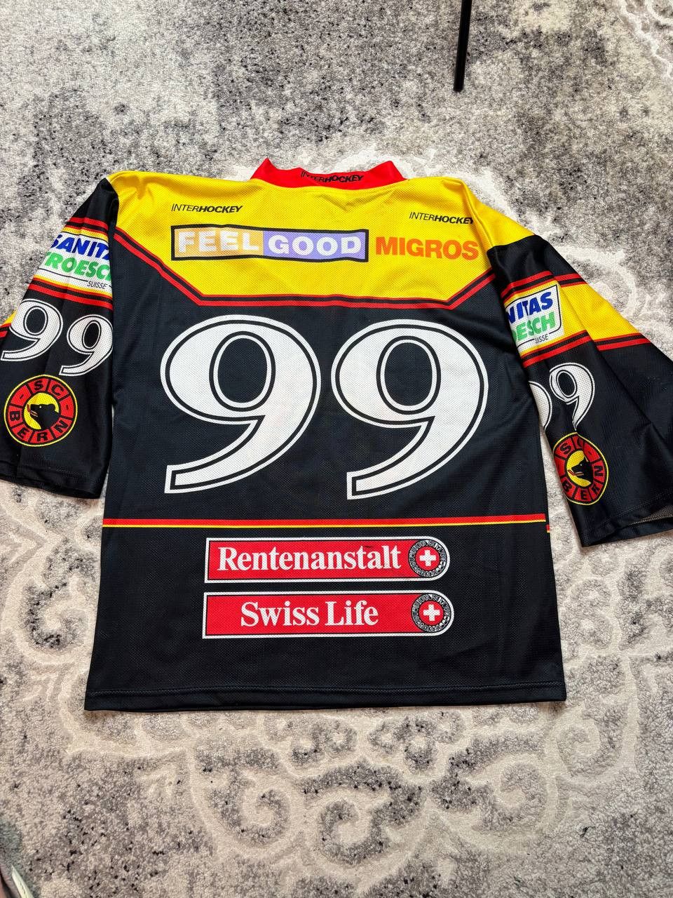 Vintage Vintage SC Bern Swiss Ice Hockey Jersey #99 - Made in Italy Size US L / EU 52-54 / 3 - 4 Thumbnail