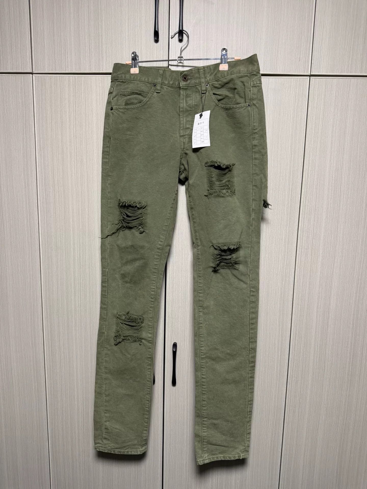 Off-White Off-White Denim Striped White Denim Jeans 30 Men Size US 30 / EU 46 - 1 Thumbnail