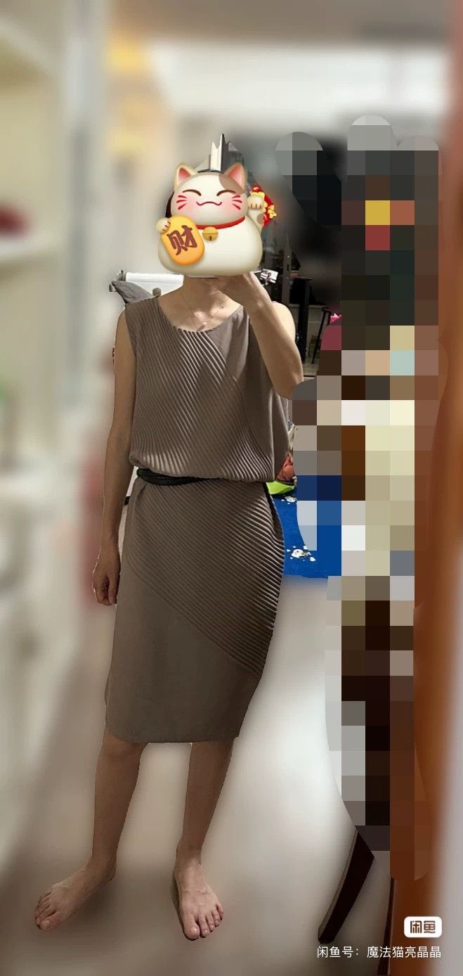 Issey Miyake Issey Miyake A pale pink dress Size M / US 6-8 / IT 42-44 - 7 Thumbnail