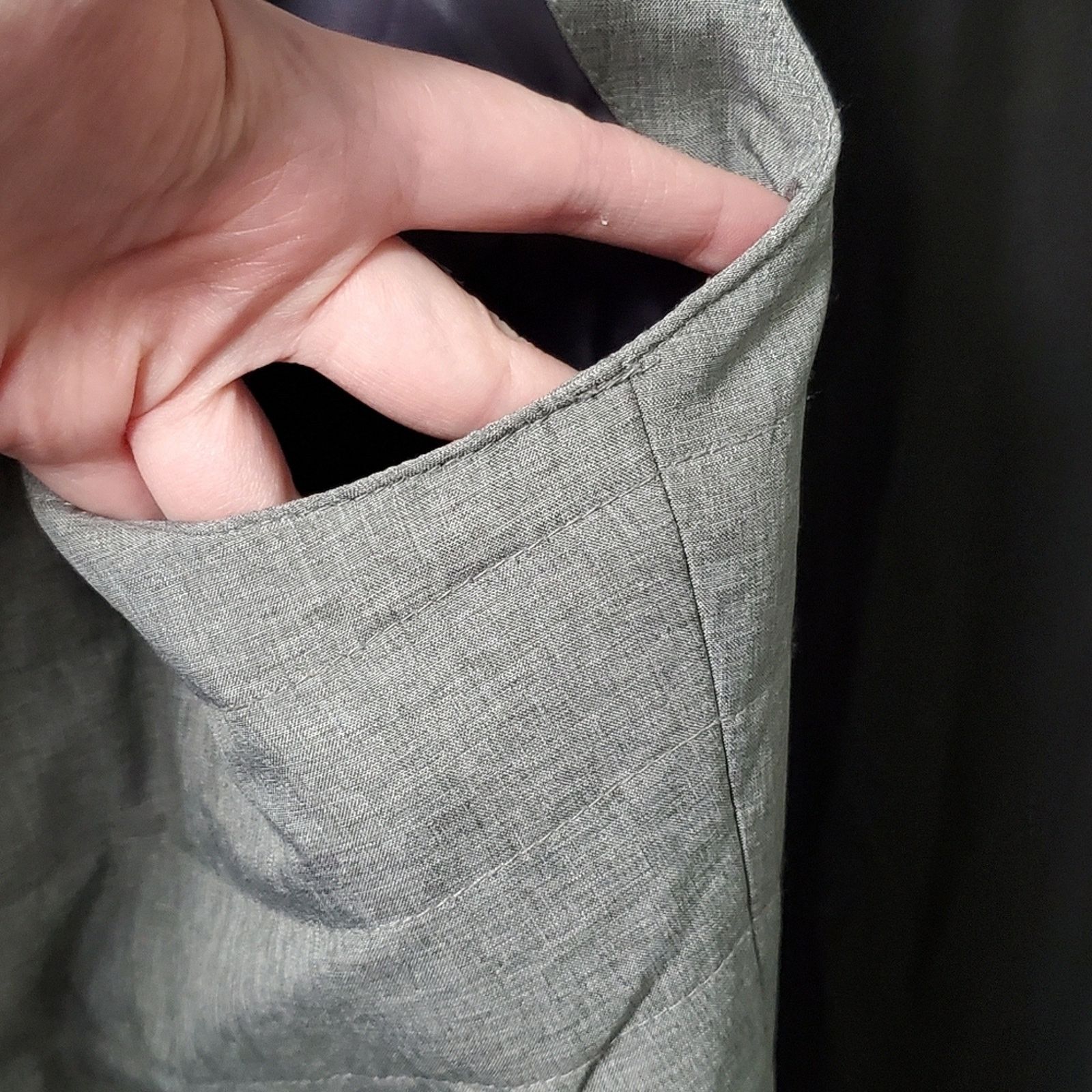 Nordstrom Nordstrom Signature Men's Grey Vapor Heather Zip-Up Vest Size US M / EU 48-50 / 2 - 14 Thumbnail
