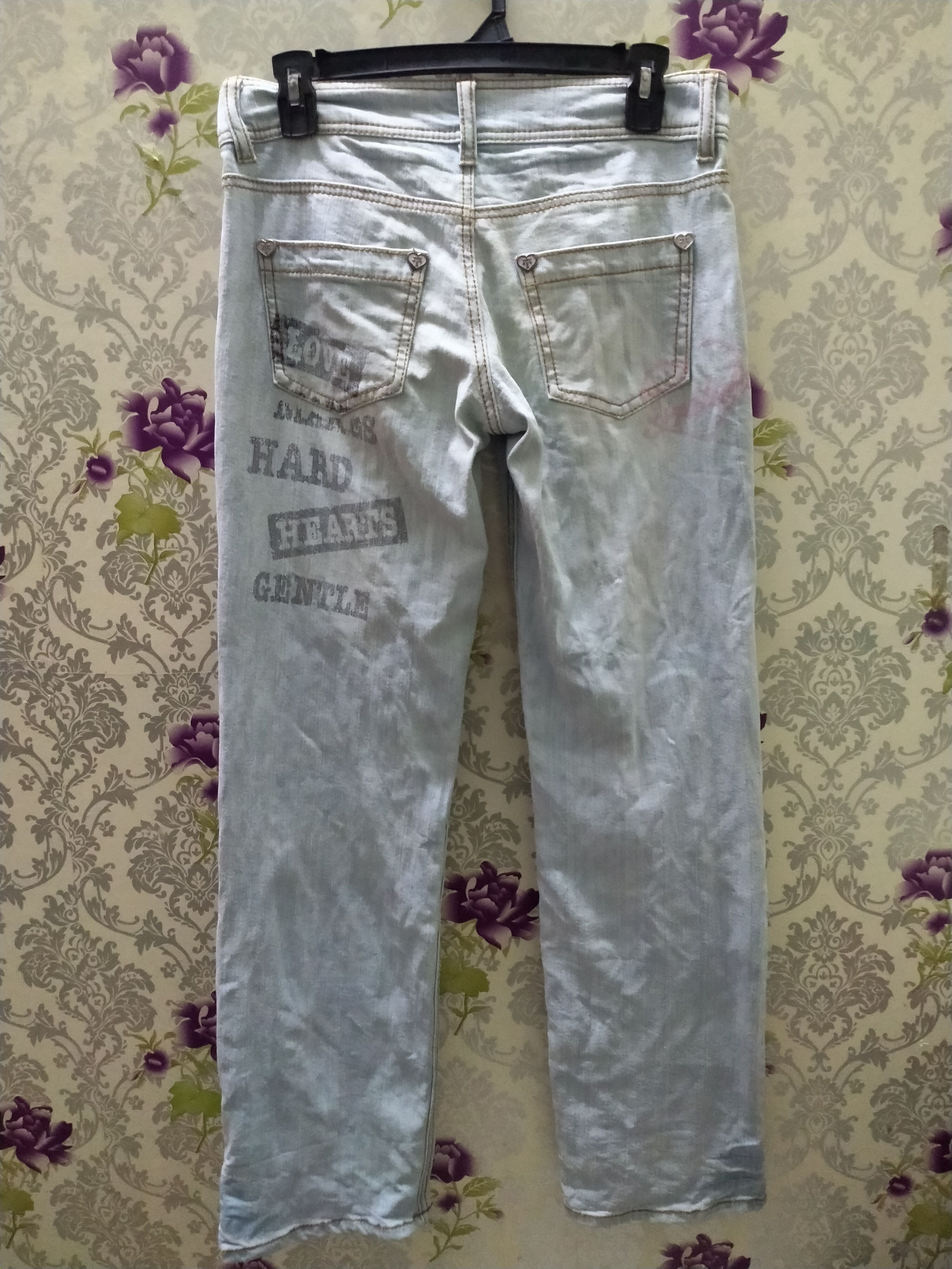 Hysteric Glamour × Japanese Brand Tralala buttefly slim jeans multi logo Size US 30 / EU 46 - 10 Thumbnail