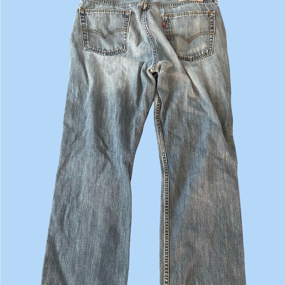 Levi's Levi's Gray Straight Jeans with Classic Fit Size US 30 / EU 46 - 2 Thumbnail