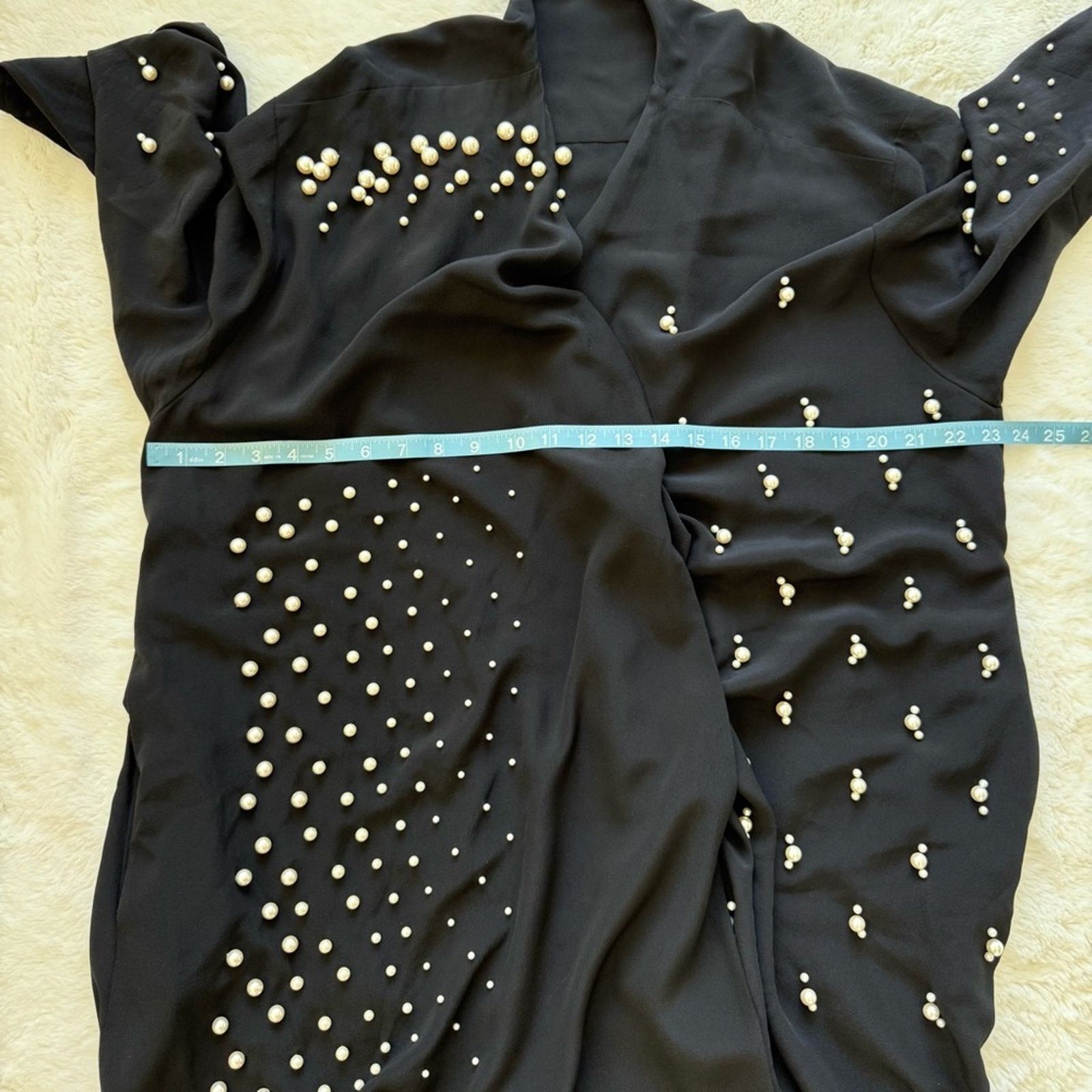 Stella McCartney Stella Maccartney women silk dress with pearls 42 IT or 6US Size M / US 6-8 / IT 42-44 - 15 Thumbnail