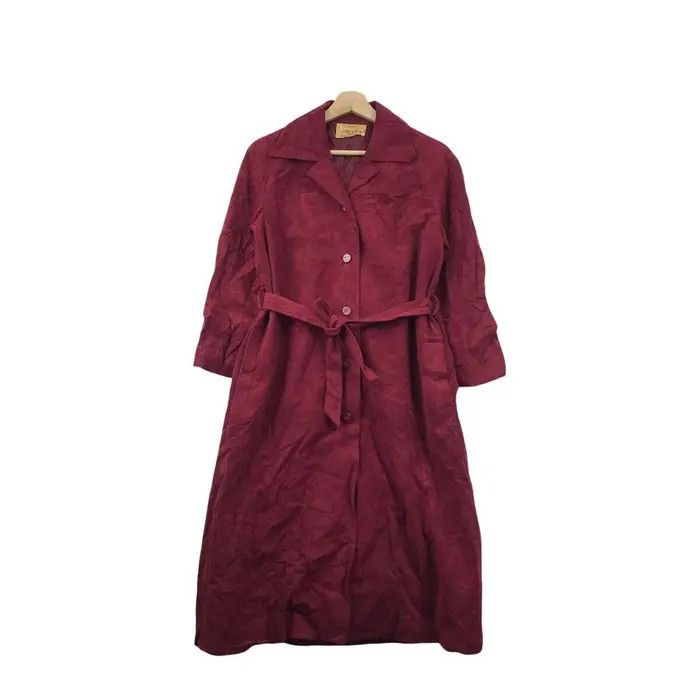 Longchamp Vtg LONGCHAMP PARIS KIRA Collection Cassegrain Trench Coat Size L / US 10 / IT 46 - 1 Thumbnail